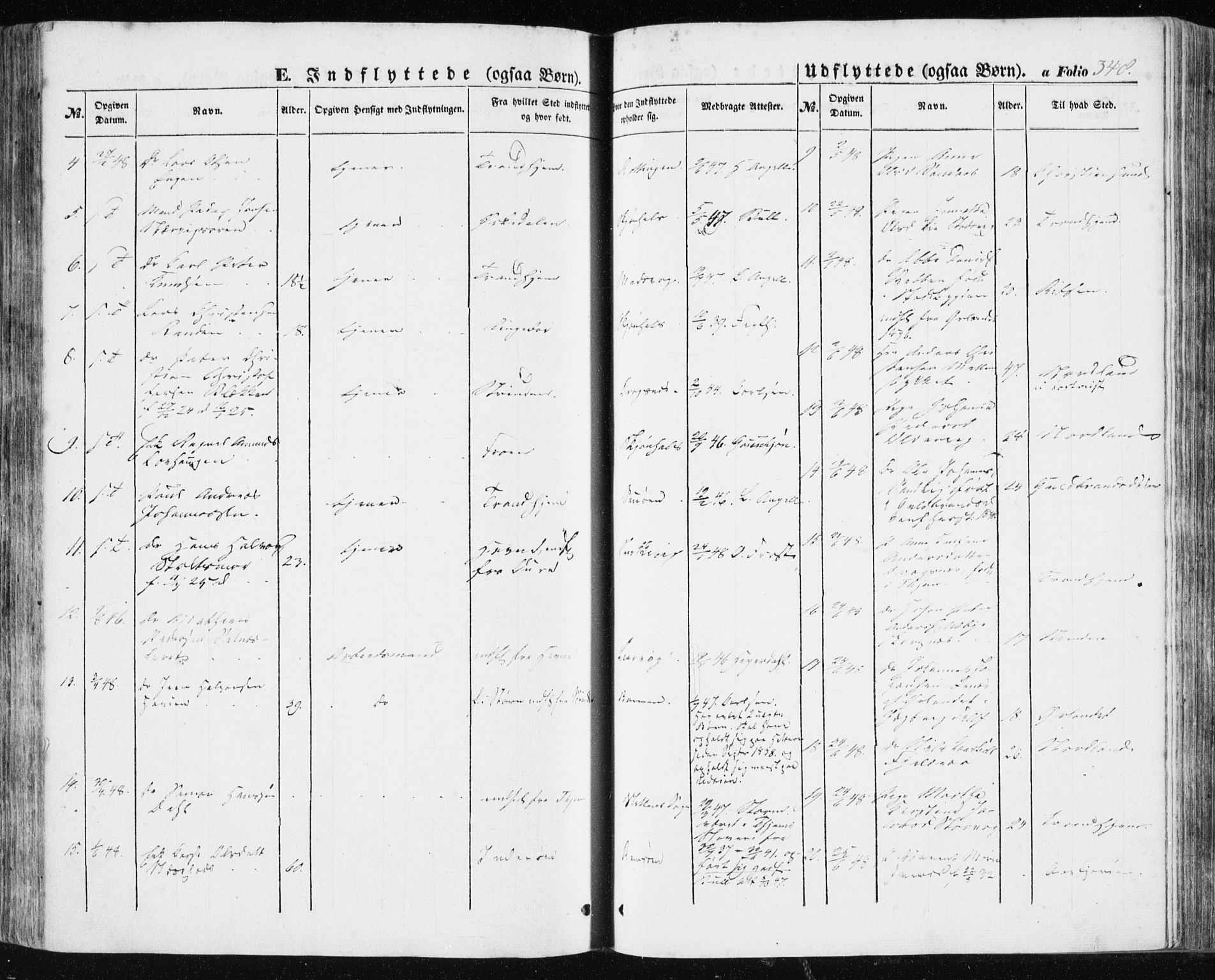 Ministerialprotokoller, klokkerbøker og fødselsregistre - Sør-Trøndelag, SAT/A-1456/634/L0529: Parish register (official) no. 634A05, 1843-1851, p. 348