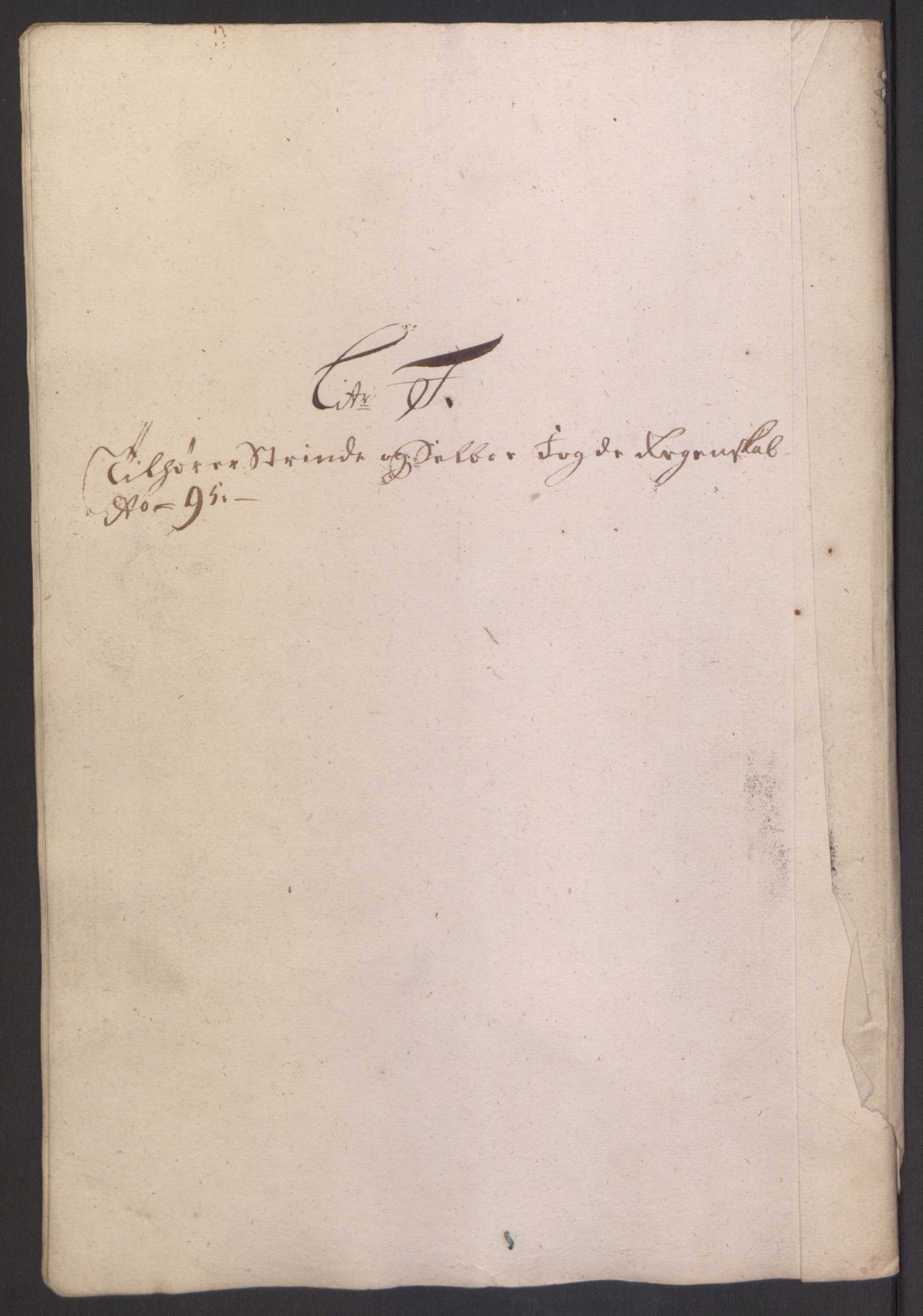 Rentekammeret inntil 1814, Reviderte regnskaper, Fogderegnskap, RA/EA-4092/R61/L4105: Fogderegnskap Strinda og Selbu, 1695, p. 59