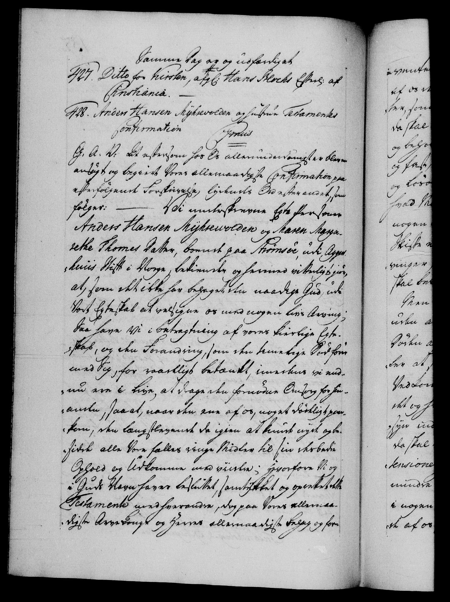 Danske Kanselli 1572-1799, AV/RA-EA-3023/F/Fc/Fca/Fcaa/L0043: Norske registre, 1766-1768, p. 157b