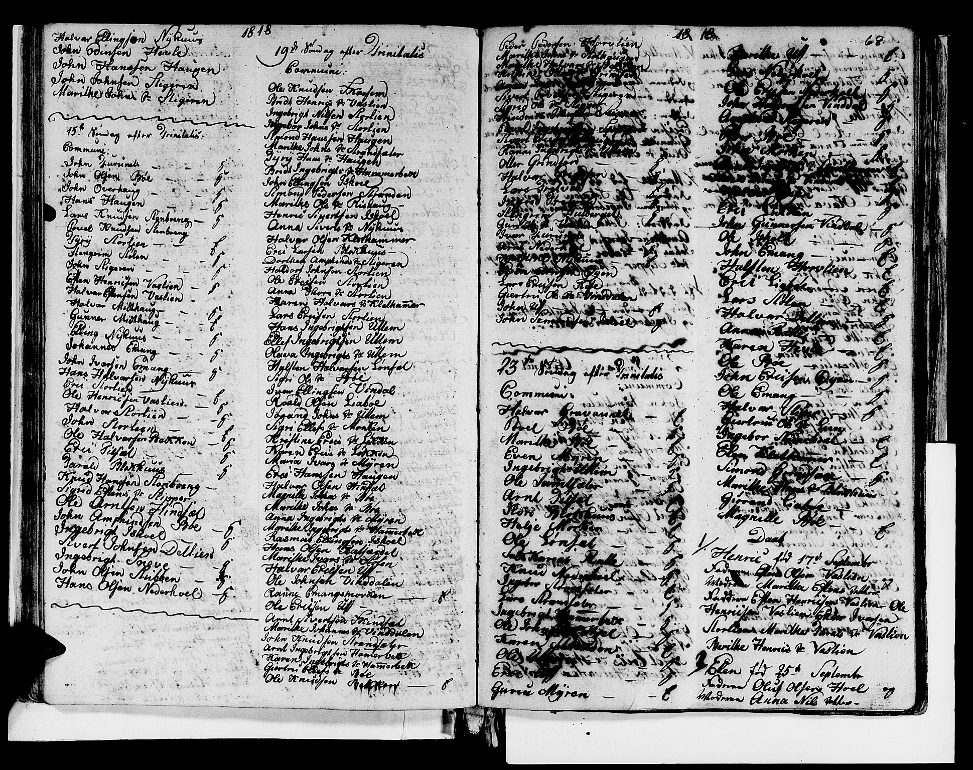 Ministerialprotokoller, klokkerbøker og fødselsregistre - Sør-Trøndelag, SAT/A-1456/679/L0921: Parish register (copy) no. 679C01, 1792-1840, p. 68