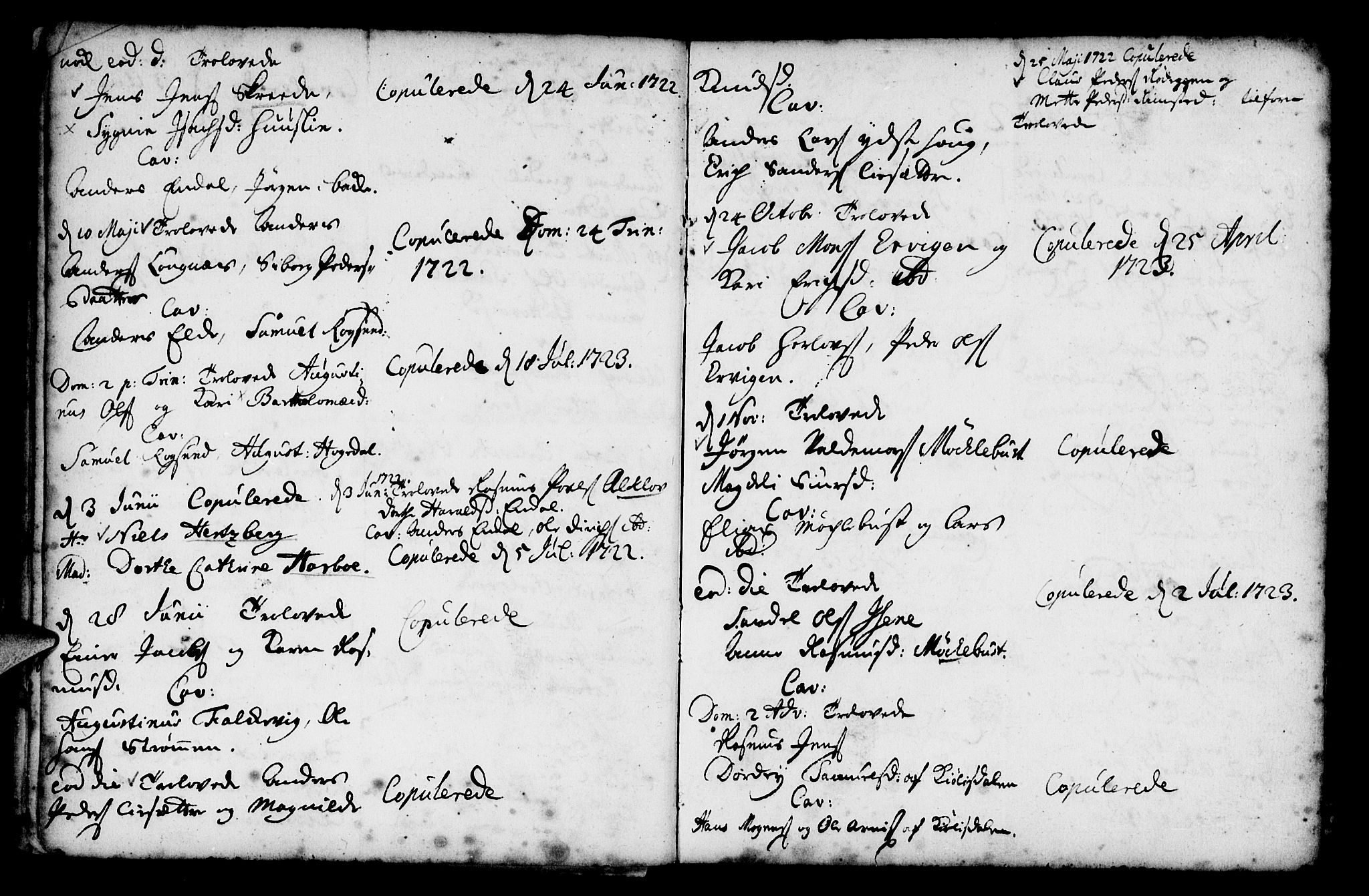 Davik sokneprestembete, AV/SAB-A-79701/H/Haa/Haaa/L0001: Parish register (official) no. A 1, 1710-1742, p. 17