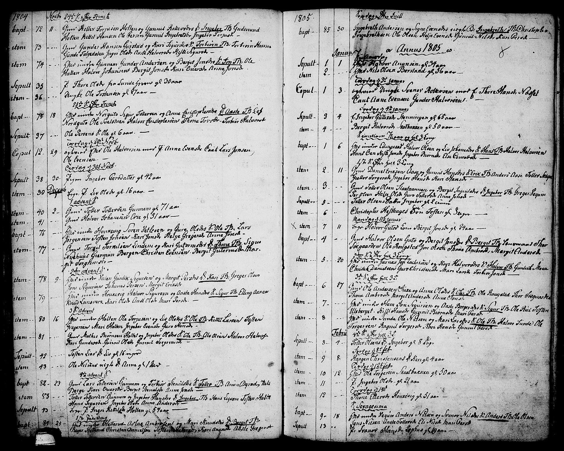 Sauherad kirkebøker, AV/SAKO-A-298/F/Fa/L0004: Parish register (official) no. I 4, 1767-1814