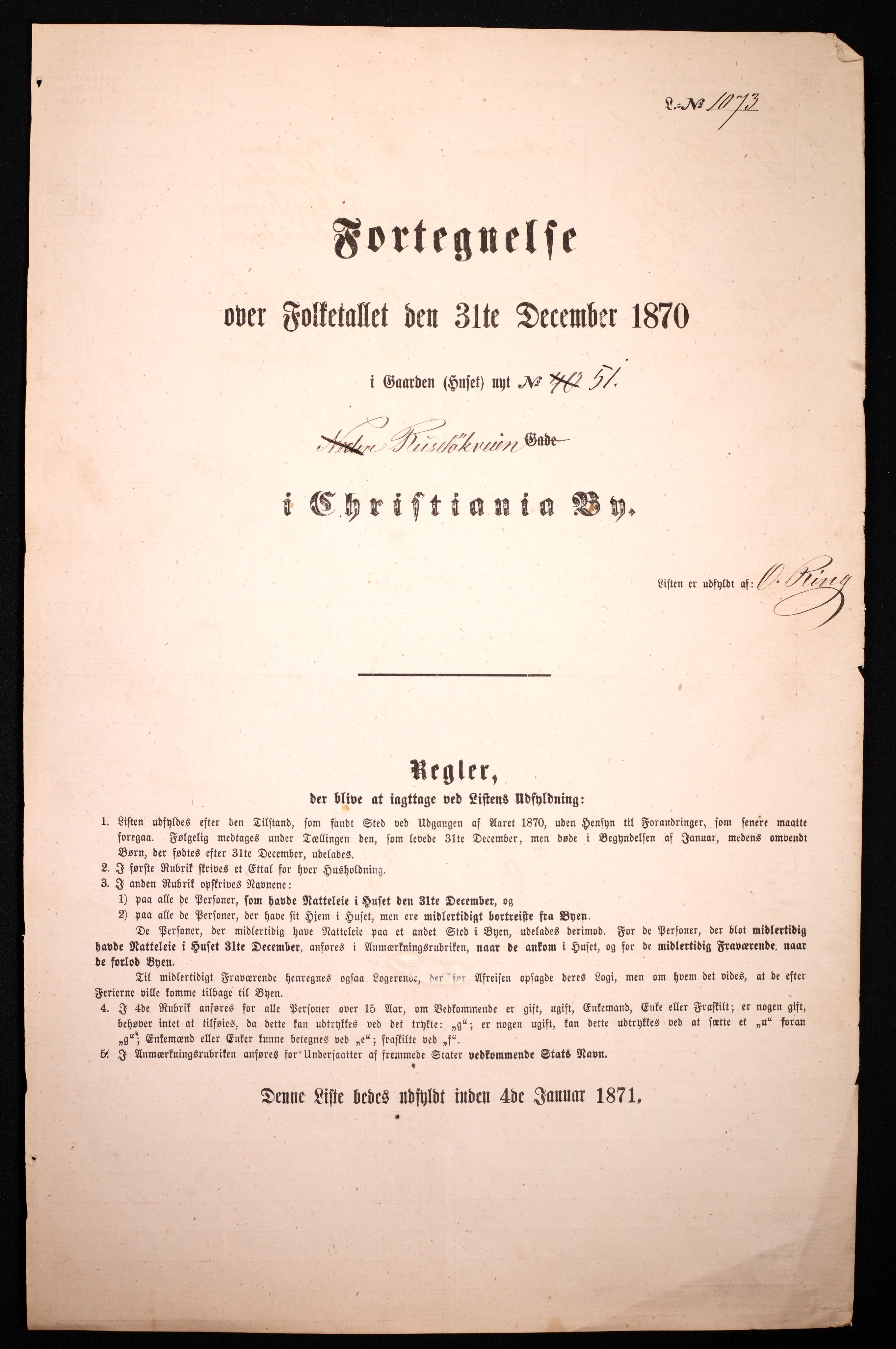 RA, 1870 census for 0301 Kristiania, 1870, p. 3012