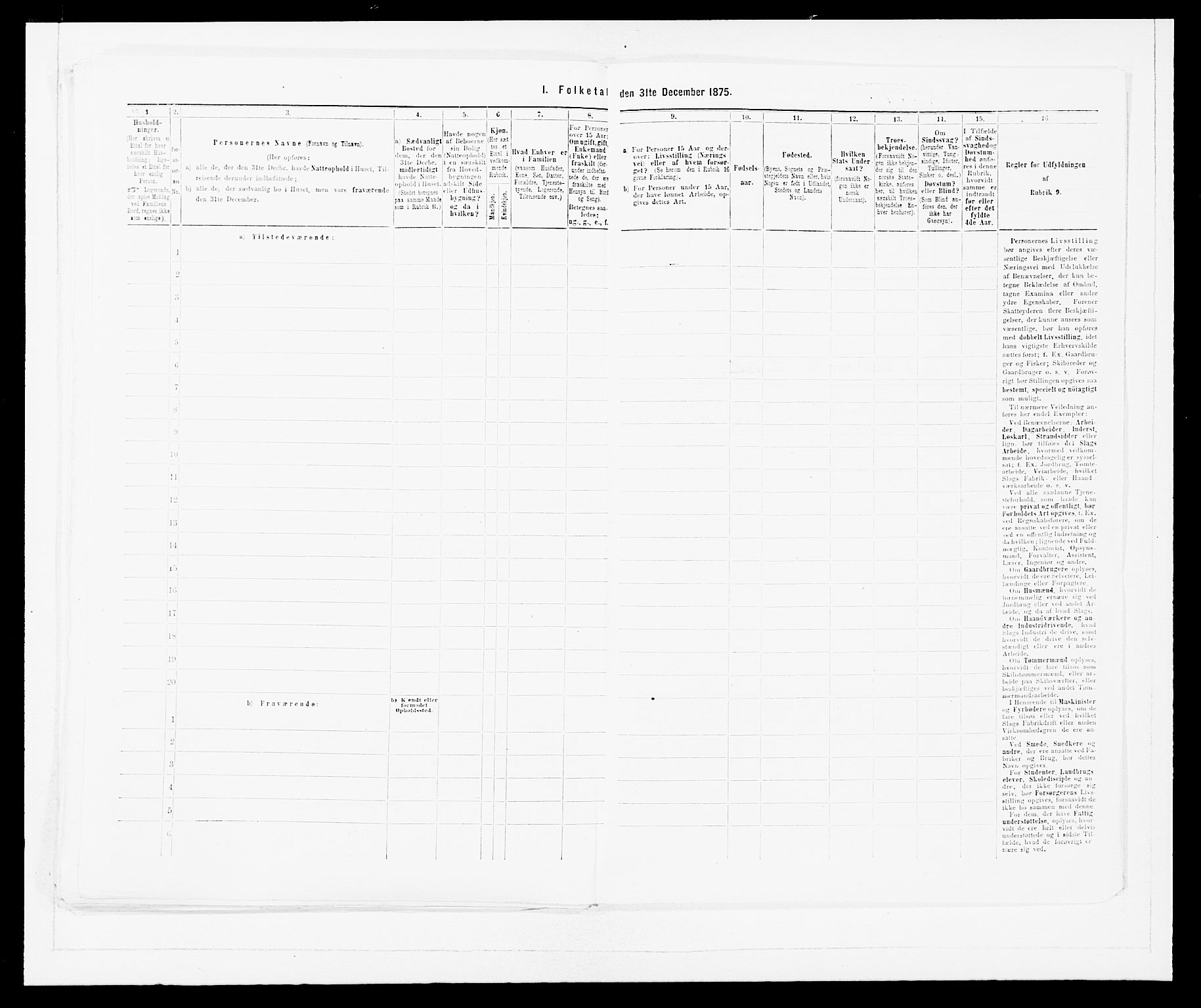 SAB, 1875 census for 1429P Ytre Holmedal, 1875, p. 860