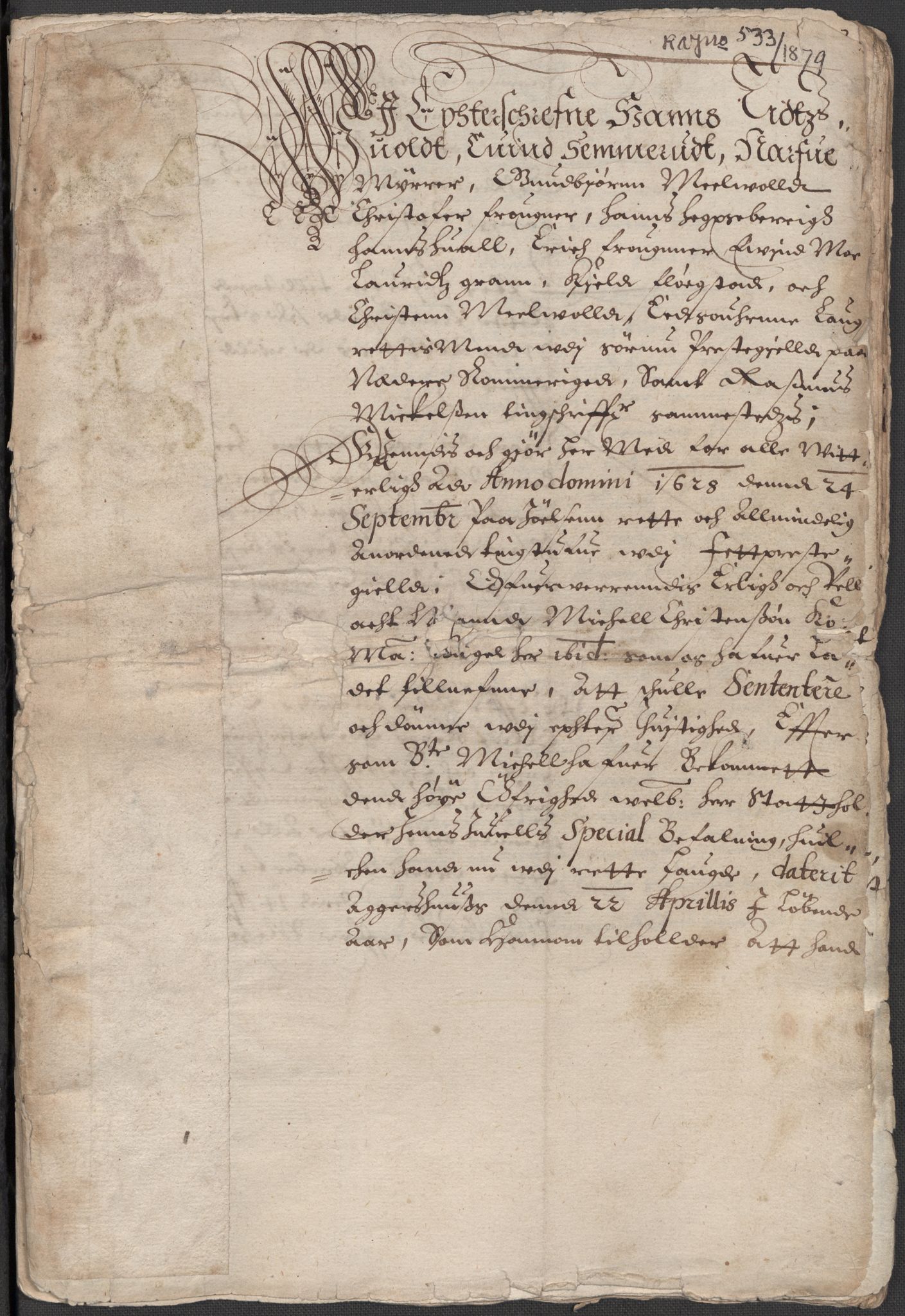 Riksarkivets diplomsamling, AV/RA-EA-5965/F15/L0009: Prestearkiv - Akershus, 1620-1738, p. 67