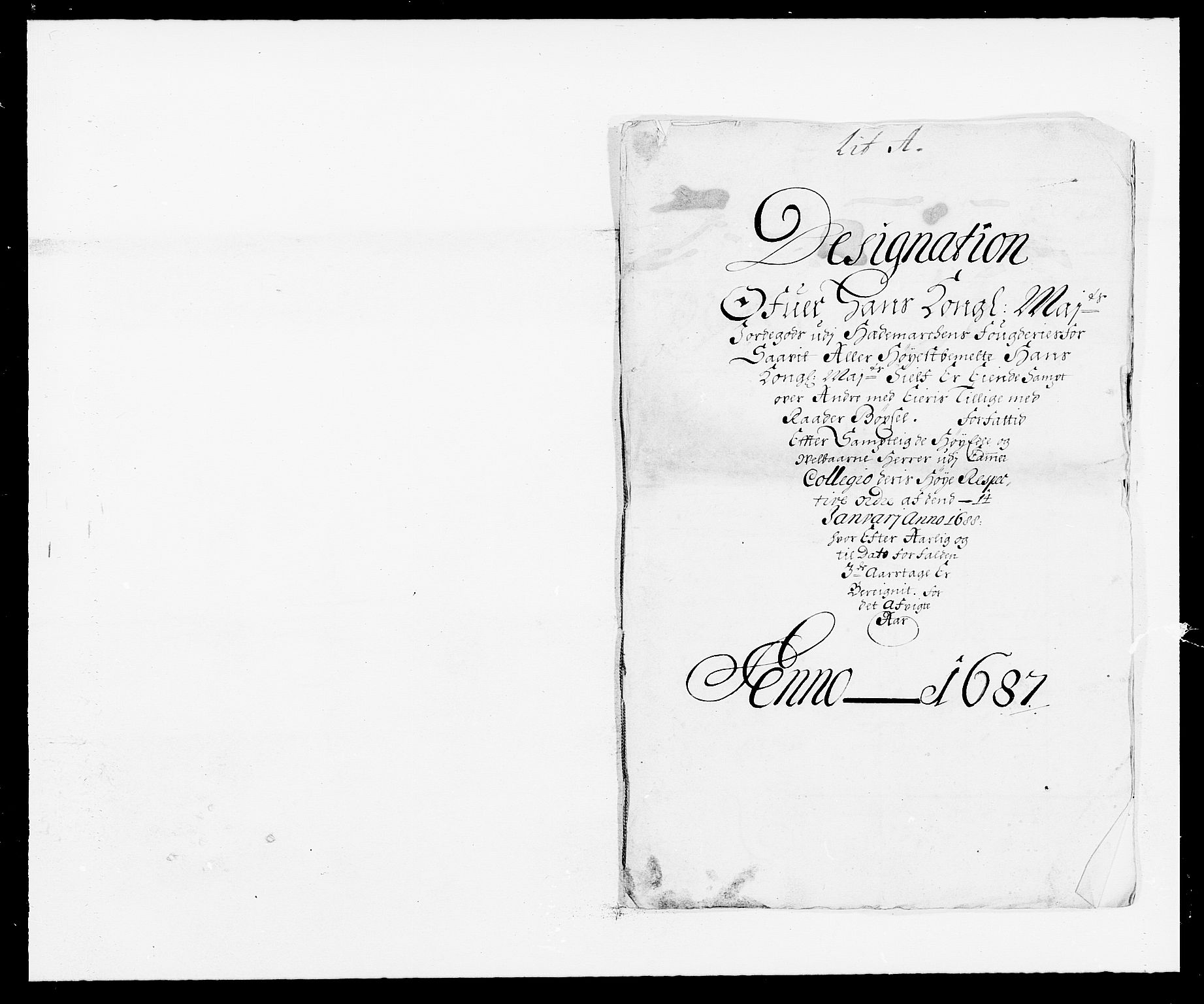 Rentekammeret inntil 1814, Reviderte regnskaper, Fogderegnskap, RA/EA-4092/R16/L1028: Fogderegnskap Hedmark, 1687, p. 26