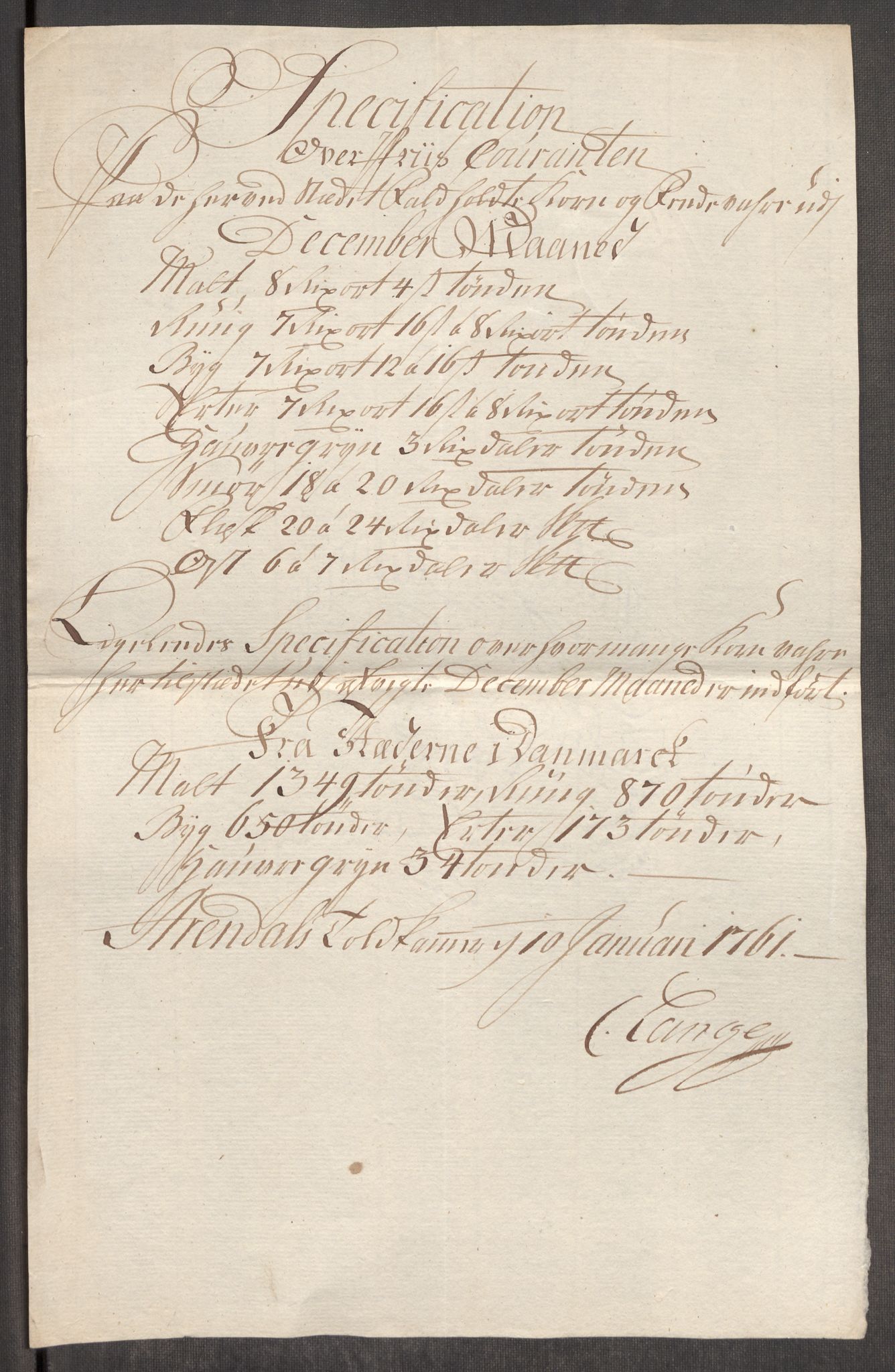 Rentekammeret inntil 1814, Realistisk ordnet avdeling, AV/RA-EA-4070/Oe/L0006: [Ø1]: Priskuranter, 1758-1760, p. 861