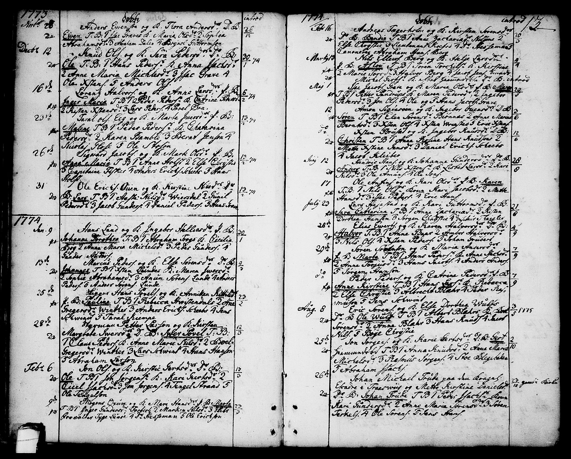 Brevik kirkebøker, SAKO/A-255/F/Fa/L0003: Parish register (official) no. 3, 1764-1814, p. 13