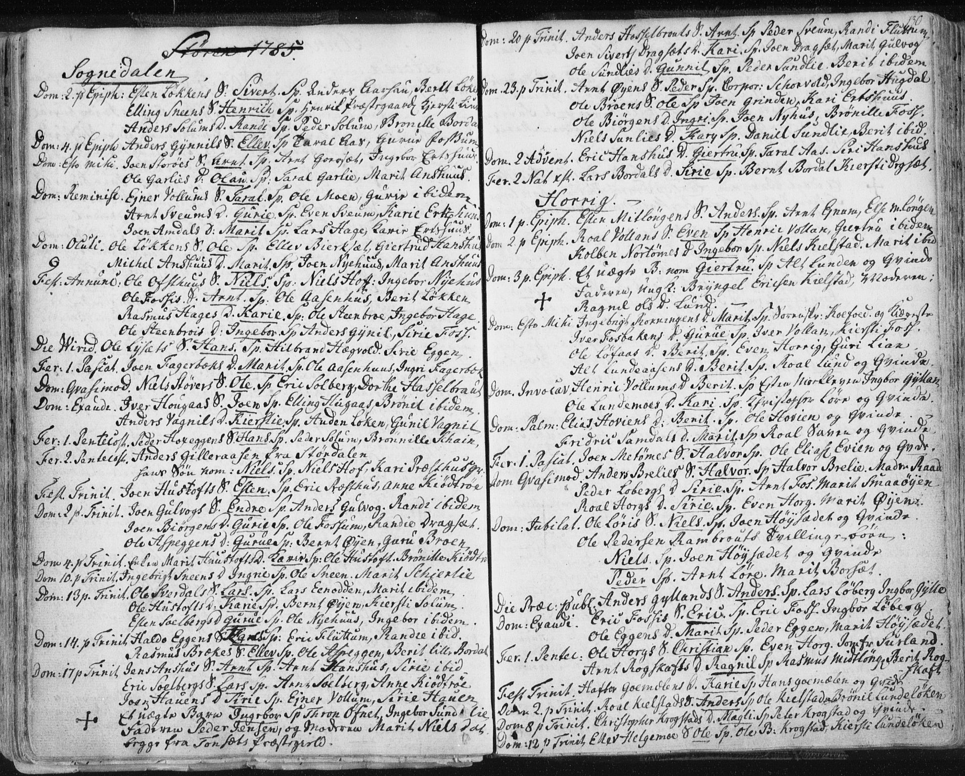 Ministerialprotokoller, klokkerbøker og fødselsregistre - Sør-Trøndelag, SAT/A-1456/687/L0991: Parish register (official) no. 687A02, 1747-1790, p. 130