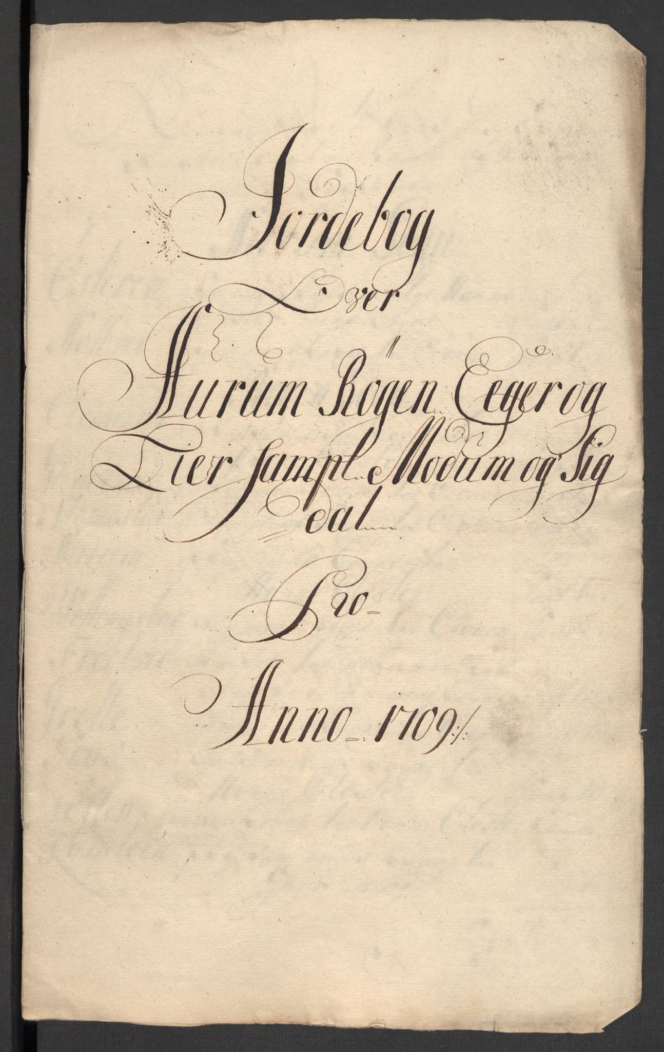 Rentekammeret inntil 1814, Reviderte regnskaper, Fogderegnskap, RA/EA-4092/R31/L1703: Fogderegnskap Hurum, Røyken, Eiker, Lier og Buskerud, 1709, p. 19