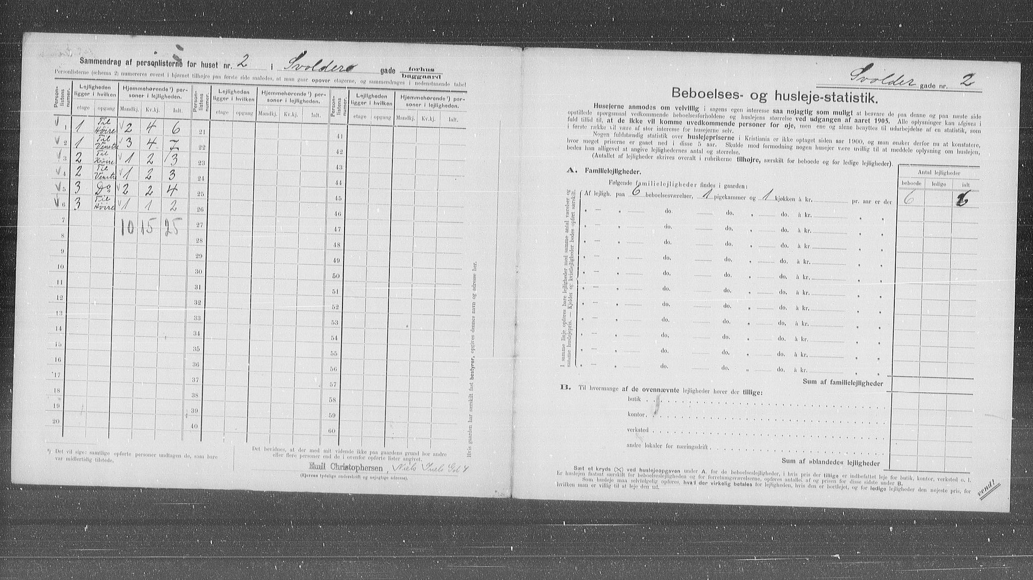 OBA, Municipal Census 1905 for Kristiania, 1905, p. 55473