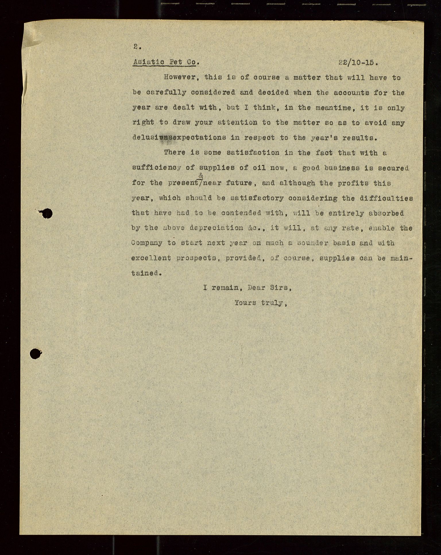 Pa 1521 - A/S Norske Shell, AV/SAST-A-101915/E/Ea/Eaa/L0019: Sjefskorrespondanse, 1917, p. 9