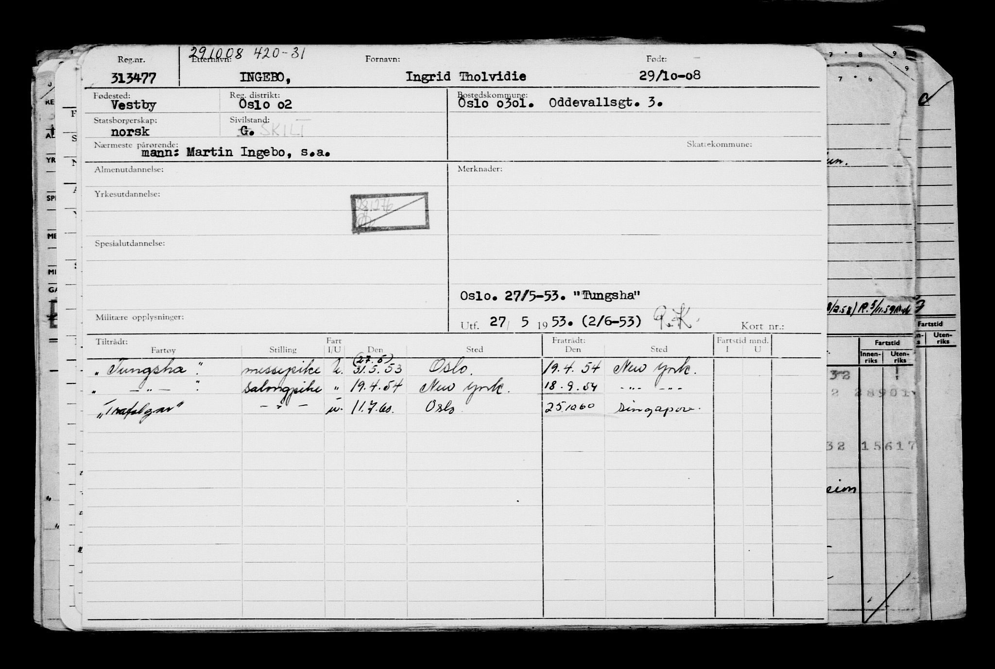 Direktoratet for sjømenn, AV/RA-S-3545/G/Gb/L0079: Hovedkort, 1908, p. 901