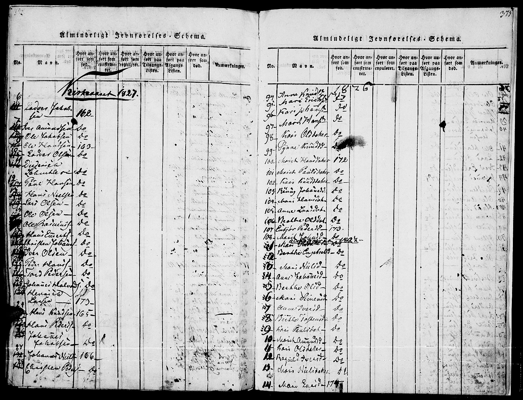 Fron prestekontor, AV/SAH-PREST-078/H/Ha/Haa/L0002: Parish register (official) no. 2, 1816-1827, p. 375