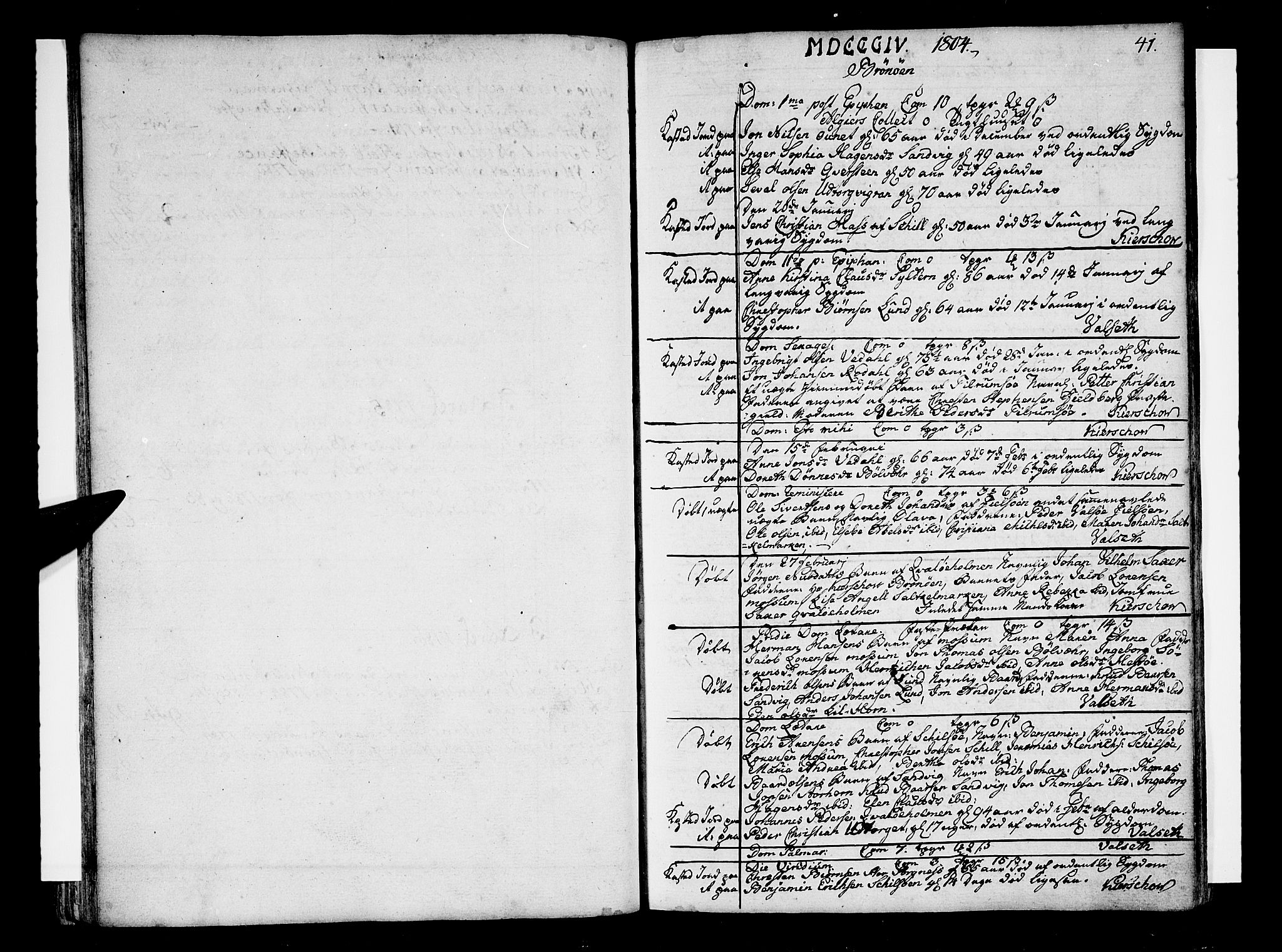 Ministerialprotokoller, klokkerbøker og fødselsregistre - Nordland, SAT/A-1459/813/L0196: Parish register (official) no. 813A06, 1804-1819, p. 41