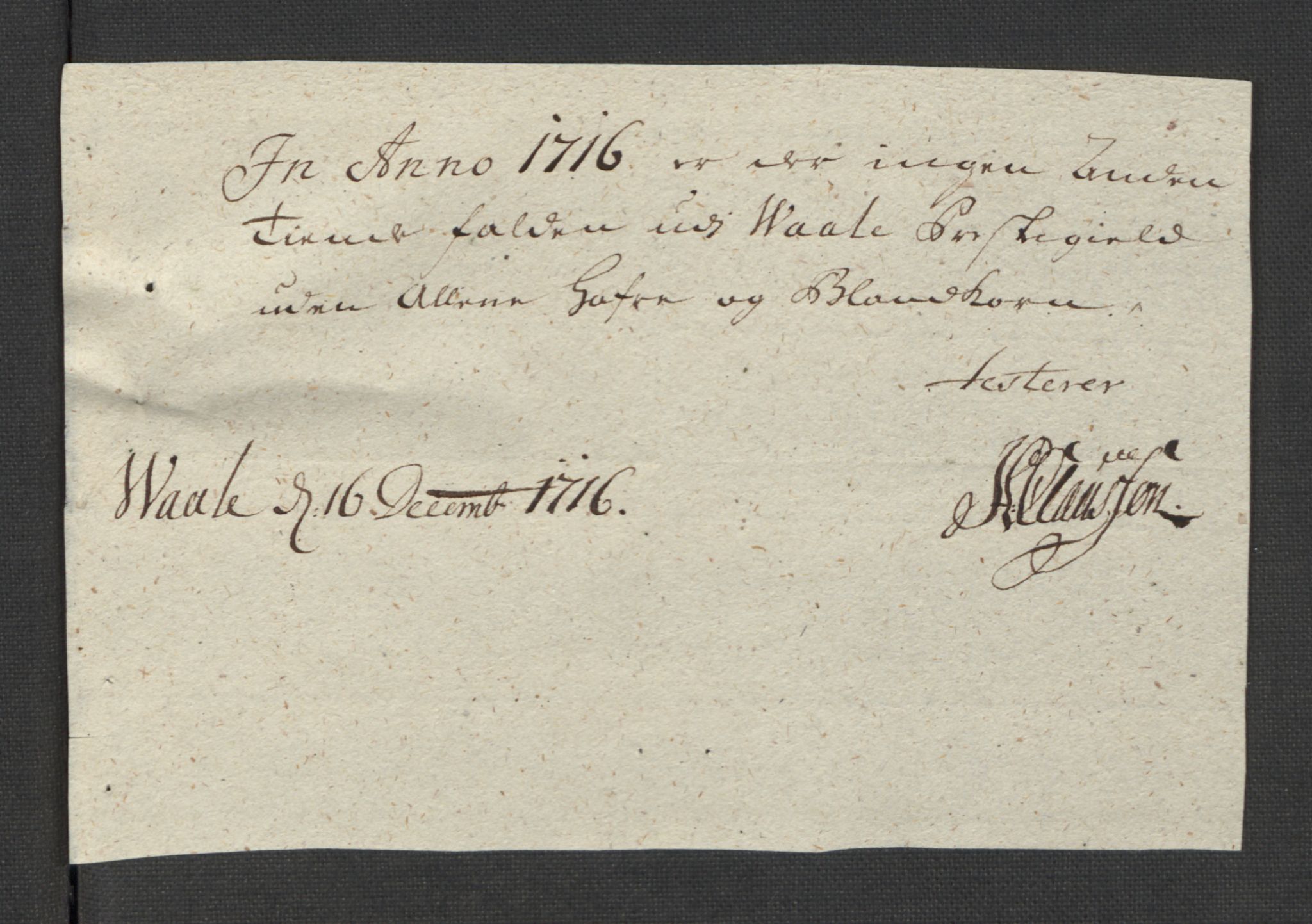 Rentekammeret inntil 1814, Reviderte regnskaper, Fogderegnskap, AV/RA-EA-4092/R32/L1880: Fogderegnskap Jarlsberg grevskap, 1716, p. 121