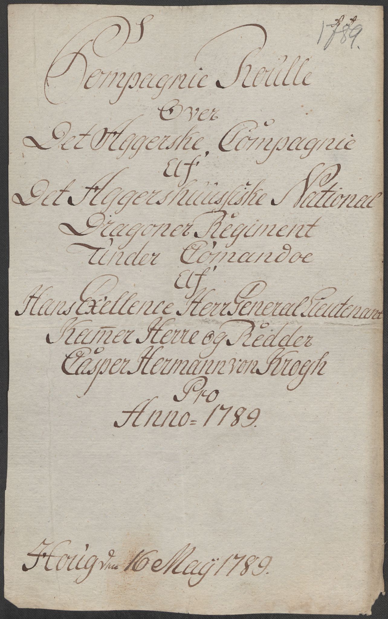 Generalitets- og kommissariatskollegiet, Det kongelige norske kommissariatskollegium, RA/EA-5420/E/Eh/L0001b: Diverse, 1659-1807, p. 209