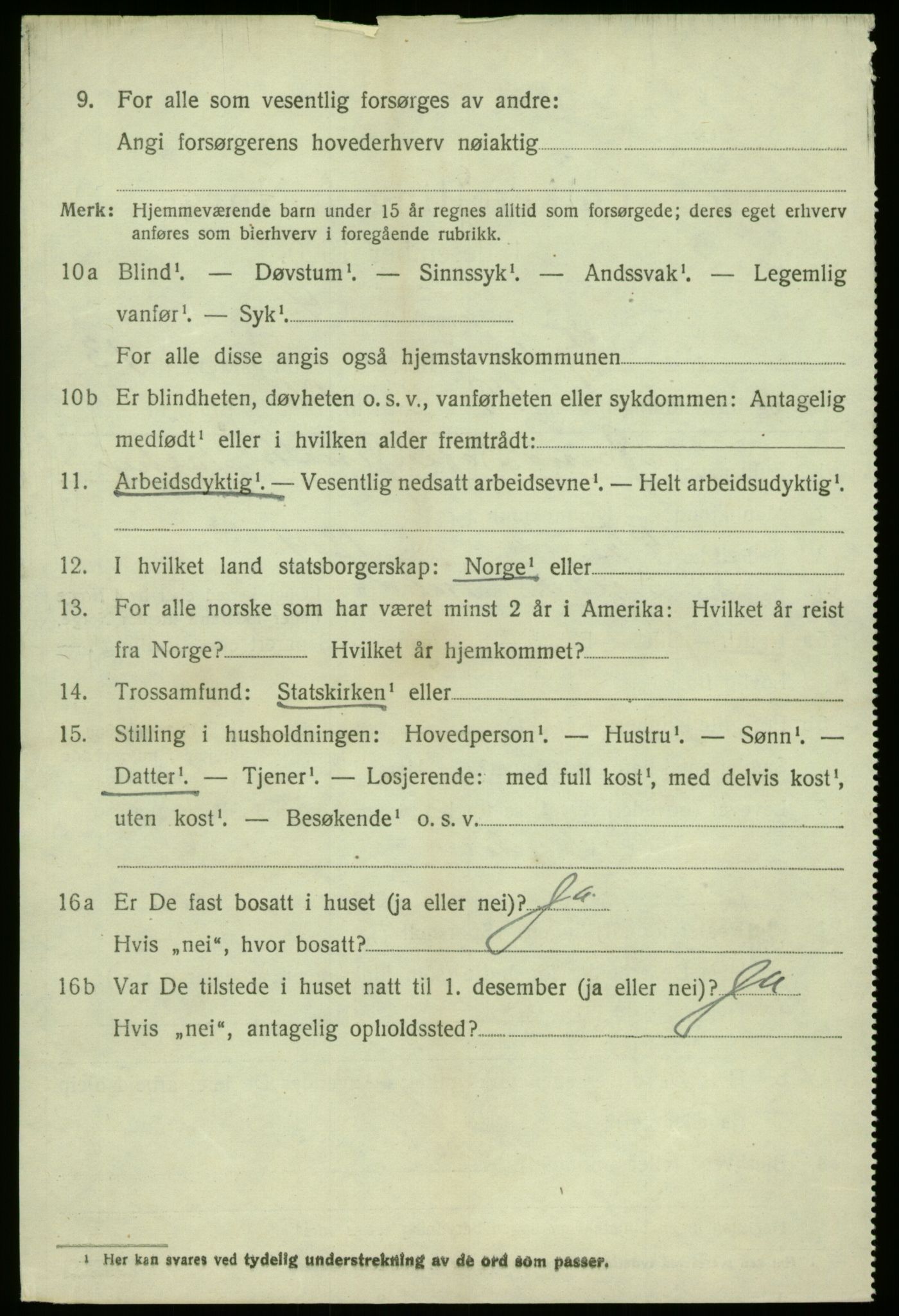 SAB, 1920 census for Fjaler, 1920, p. 7816