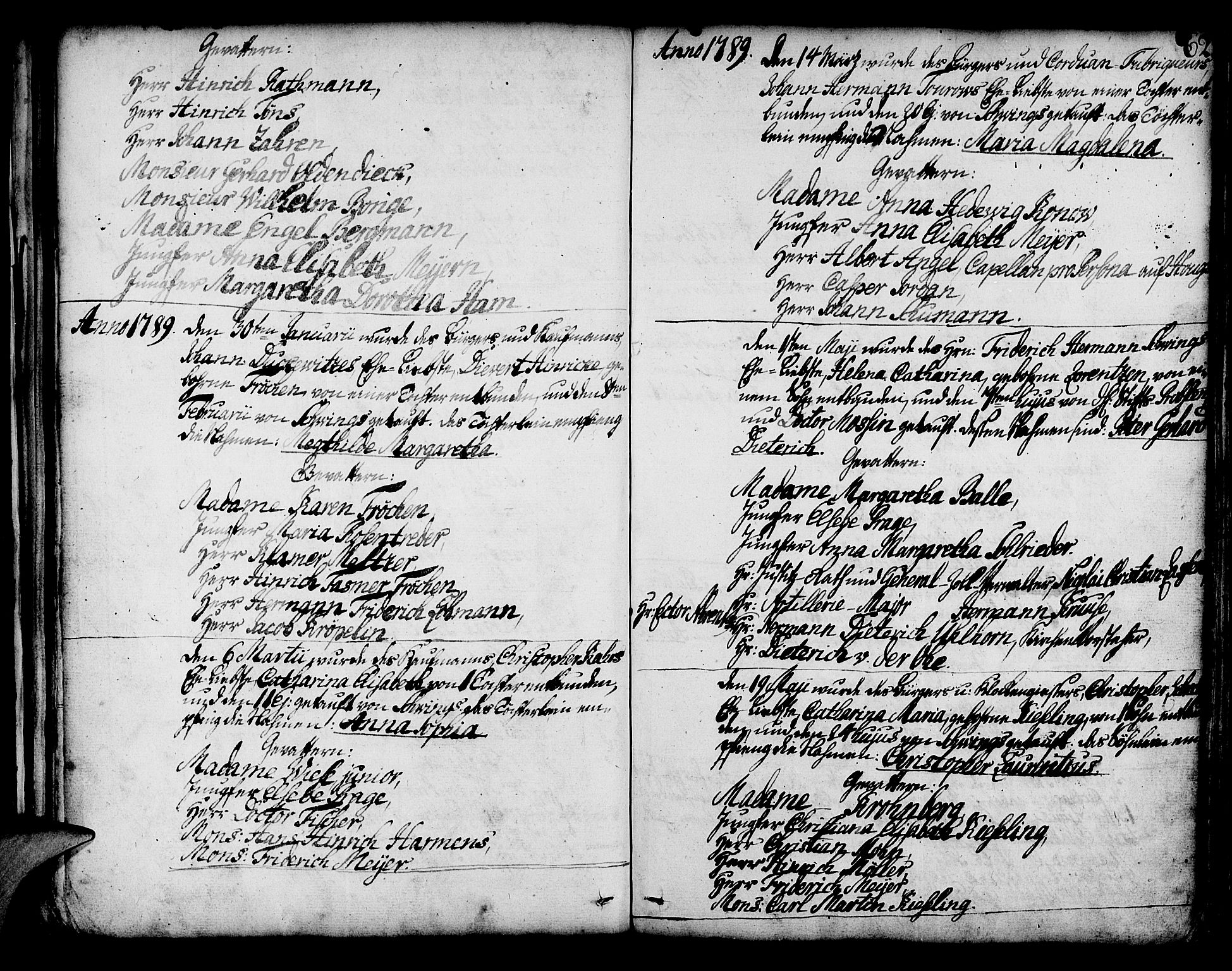 Mariakirken Sokneprestembete, SAB/A-76901/H/Haa/L0003: Parish register (official) no. A 3, 1786-1815, p. 63