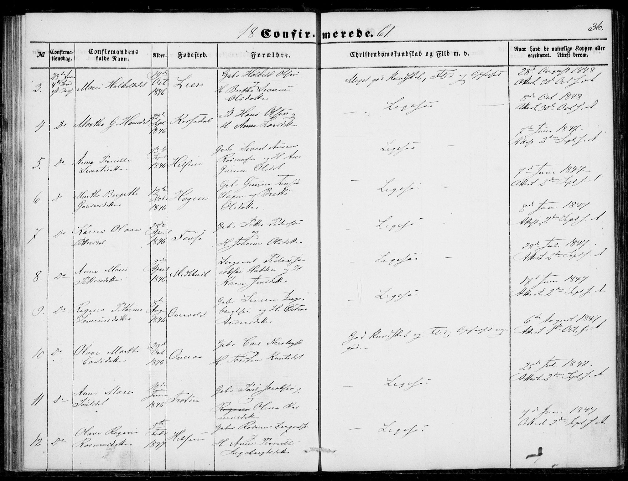 Ministerialprotokoller, klokkerbøker og fødselsregistre - Møre og Romsdal, AV/SAT-A-1454/520/L0281: Parish register (official) no. 520A10, 1851-1881, p. 36