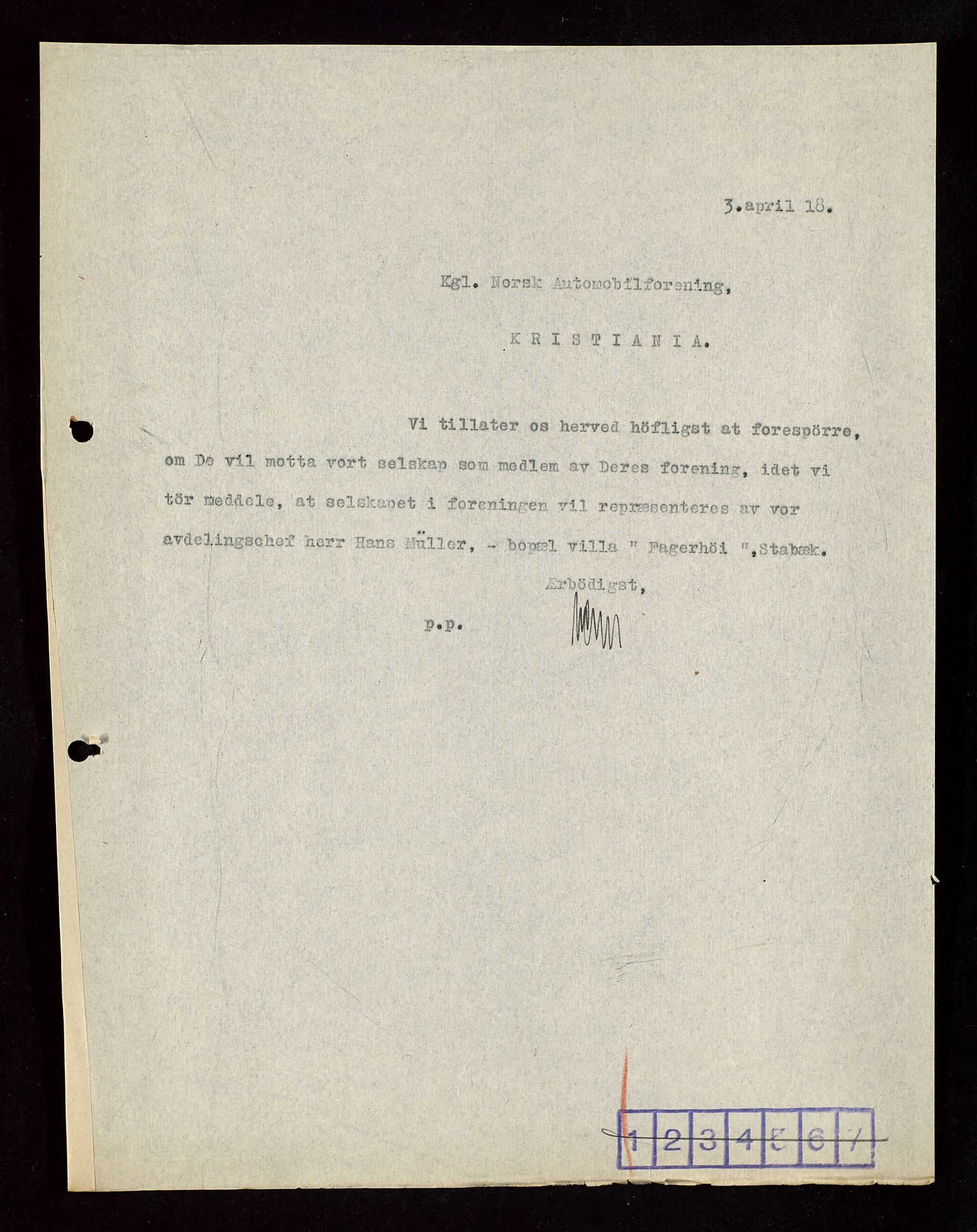 Pa 1521 - A/S Norske Shell, AV/SAST-A-101915/E/Ea/Eaa/L0003: Sjefskorrespondanse, 1918, p. 109