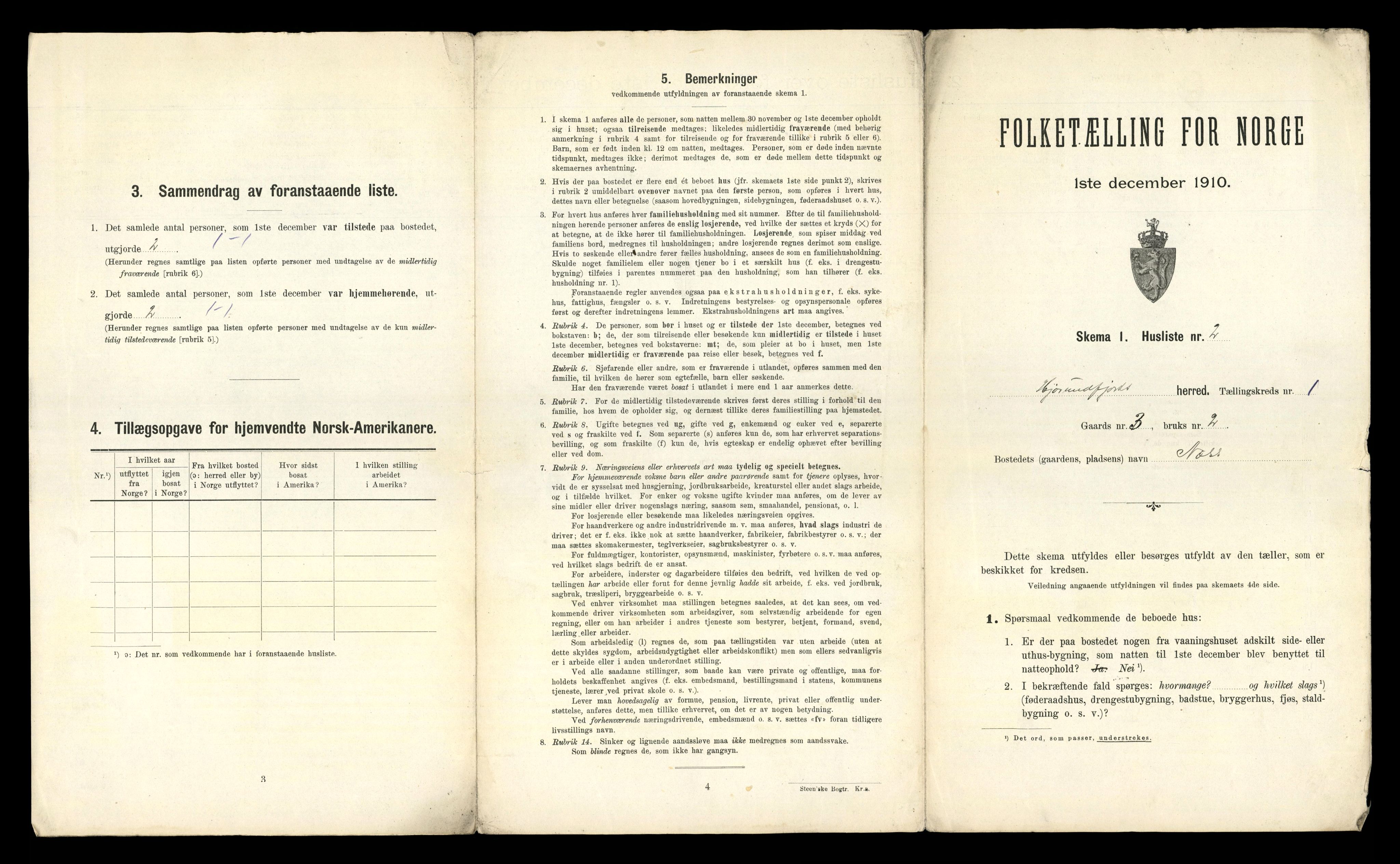 RA, 1910 census for Hjørundfjord, 1910, p. 46