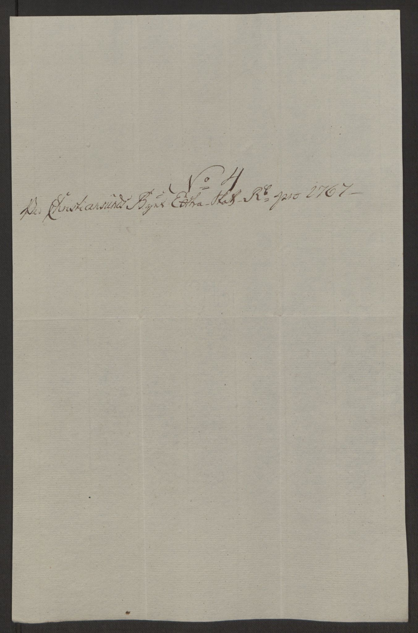 Rentekammeret inntil 1814, Reviderte regnskaper, Byregnskaper, AV/RA-EA-4066/R/Rr/L0495/0004: [R1] Kontribusjonsregnskap / Ekstraskatt, 1762-1772, p. 144