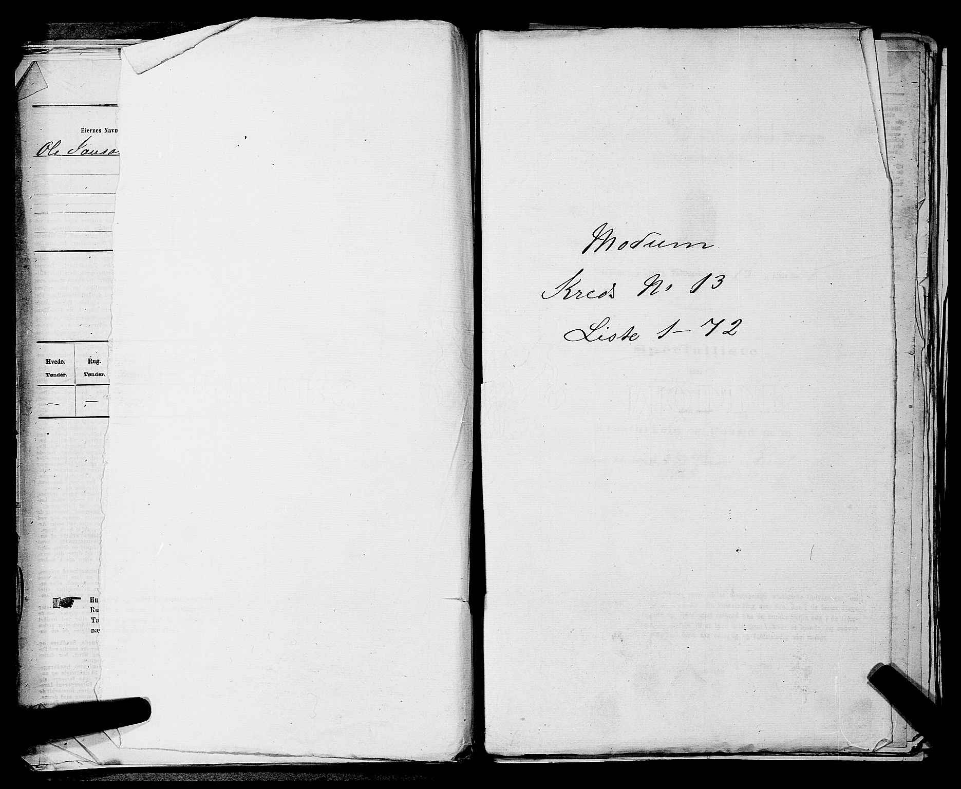 SAKO, 1875 census for 0623P Modum, 1875, p. 1627