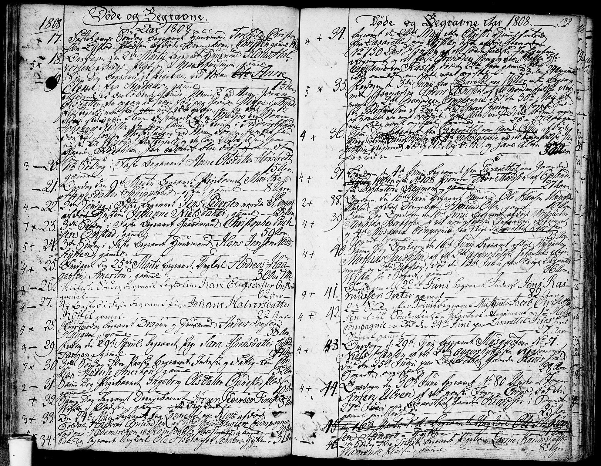 Skiptvet prestekontor Kirkebøker, AV/SAO-A-20009/F/Fa/L0004: Parish register (official) no. 4, 1794-1814, p. 189