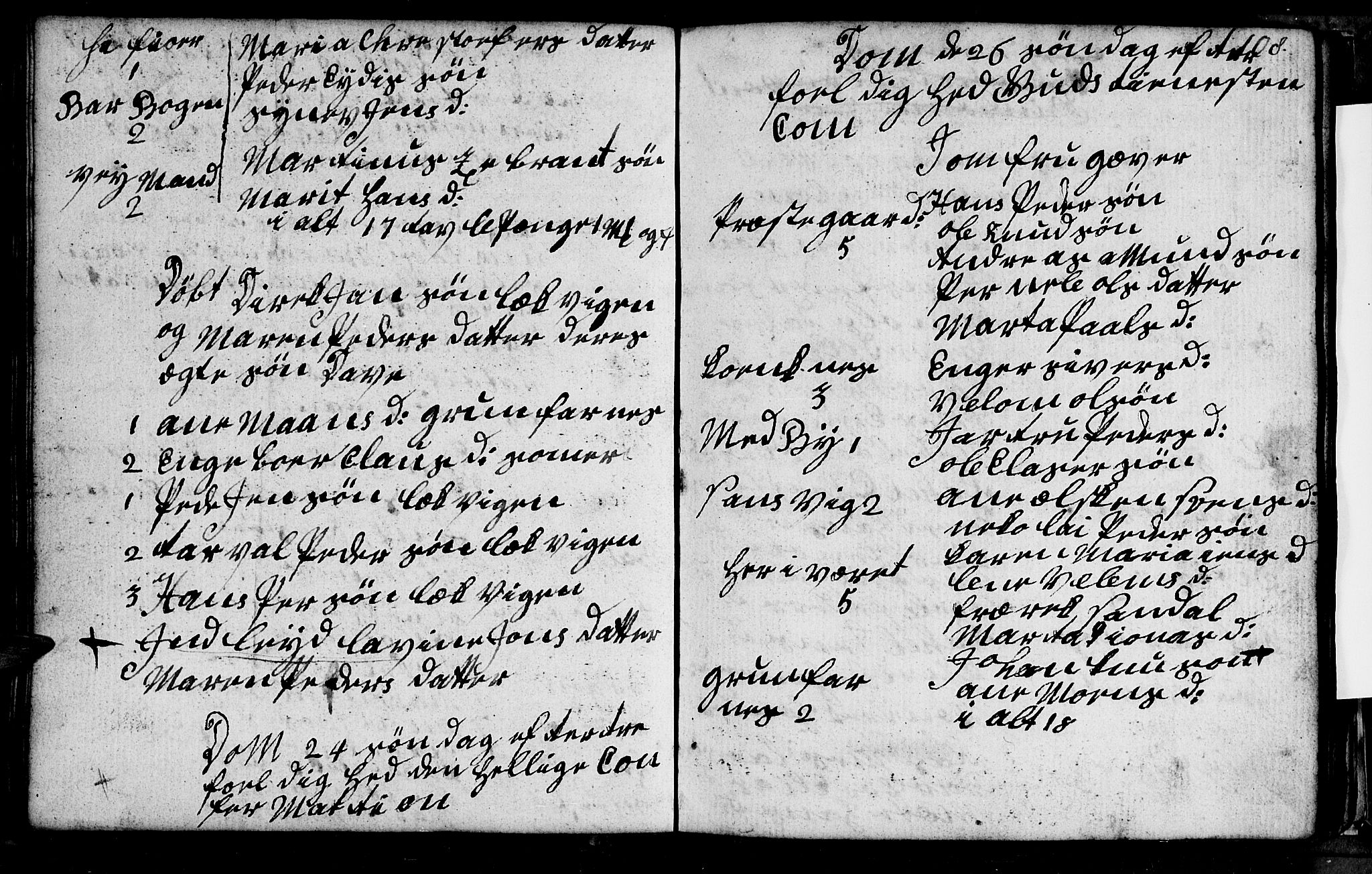 Berg sokneprestkontor, AV/SATØ-S-1318/G/Ga/Gab/L0010klokker: Parish register (copy) no. 10, 1783-1811, p. 108