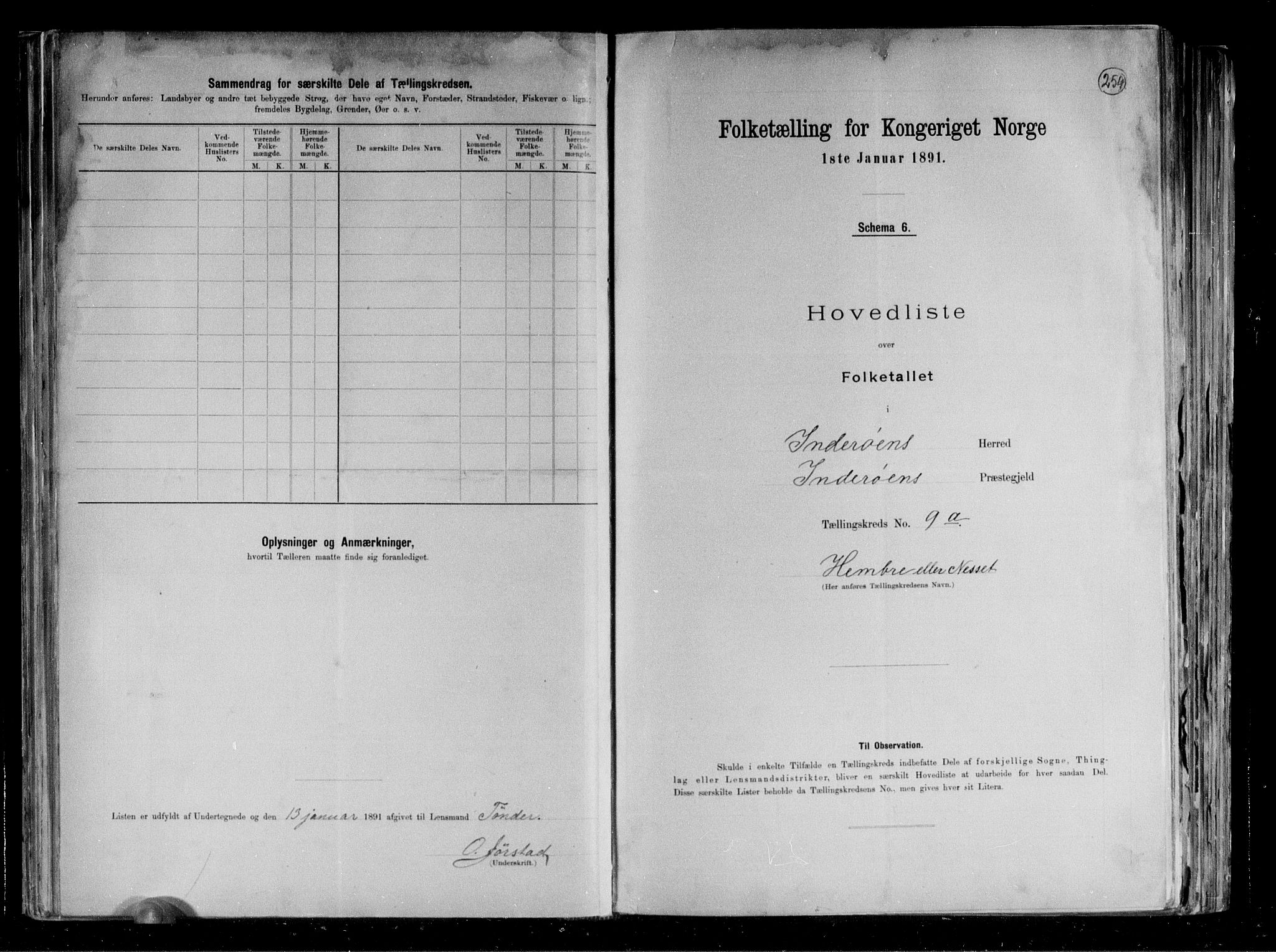 RA, 1891 census for 1729 Inderøy, 1891, p. 26