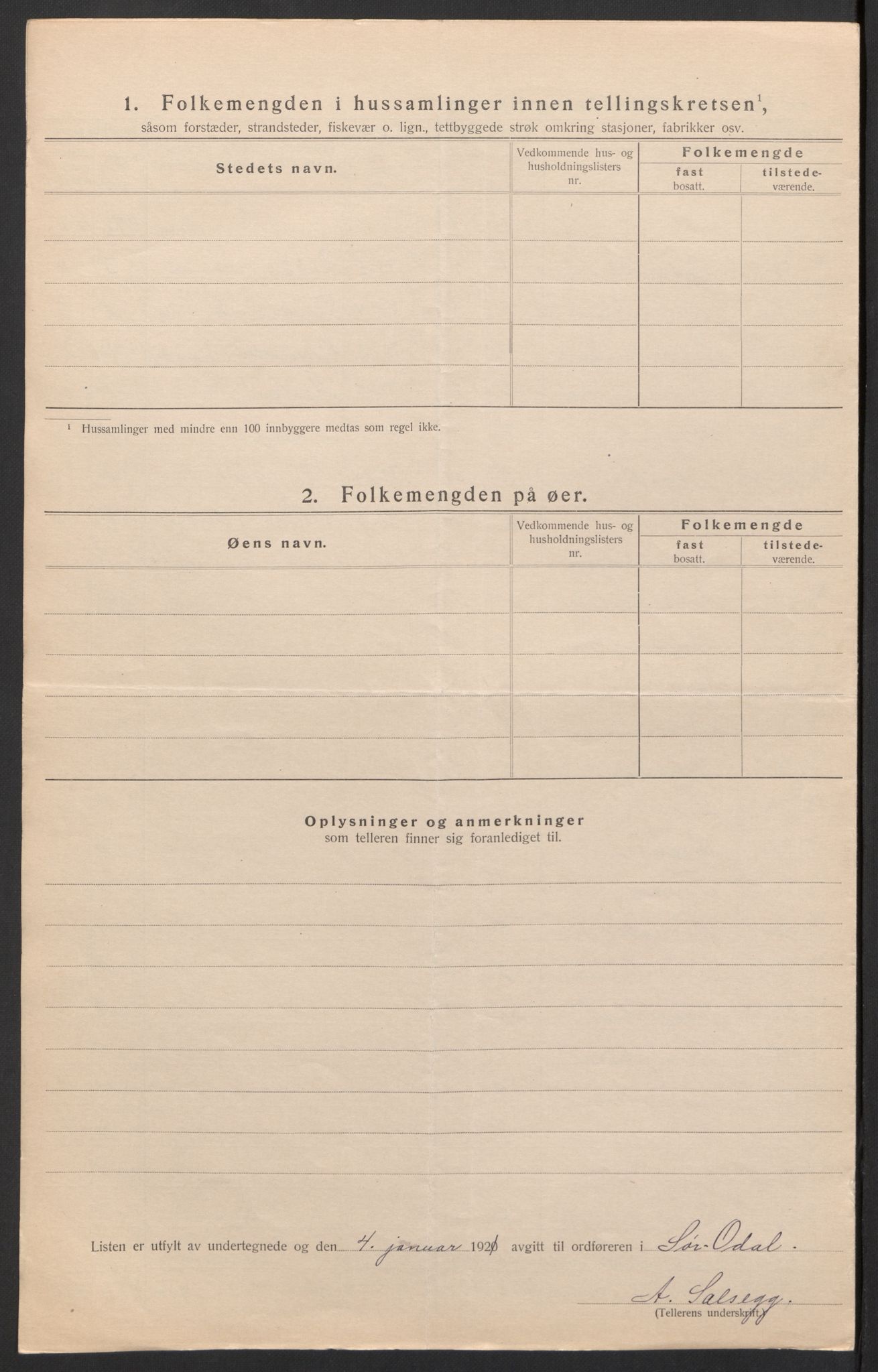 SAH, 1920 census for Sør-Odal, 1920, p. 57