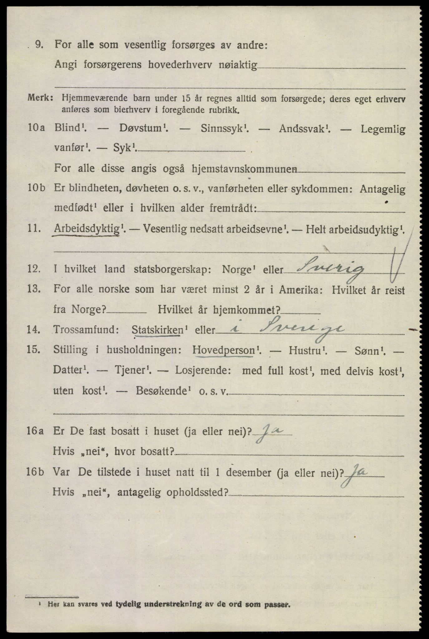 SAKO, 1920 census for Hedrum, 1920, p. 10292