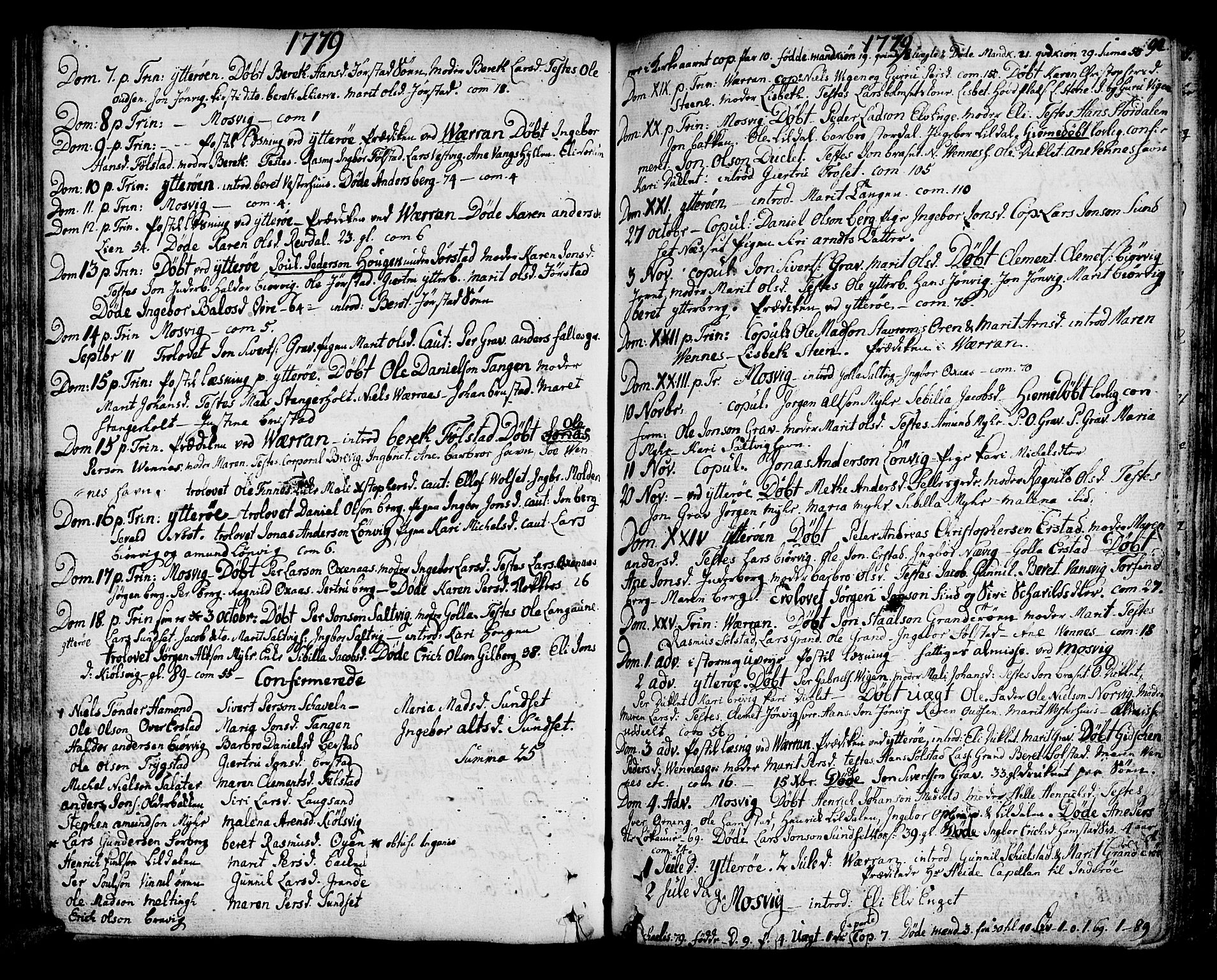 Ministerialprotokoller, klokkerbøker og fødselsregistre - Nord-Trøndelag, SAT/A-1458/722/L0216: Parish register (official) no. 722A03, 1756-1816, p. 92