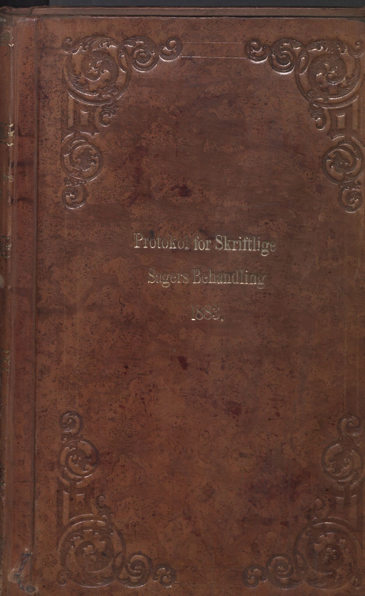 Høyesterett, AV/RA-S-1002/E/Ef/L0015: Protokoll over saker som gikk til skriftlig behandling, 1884-1888