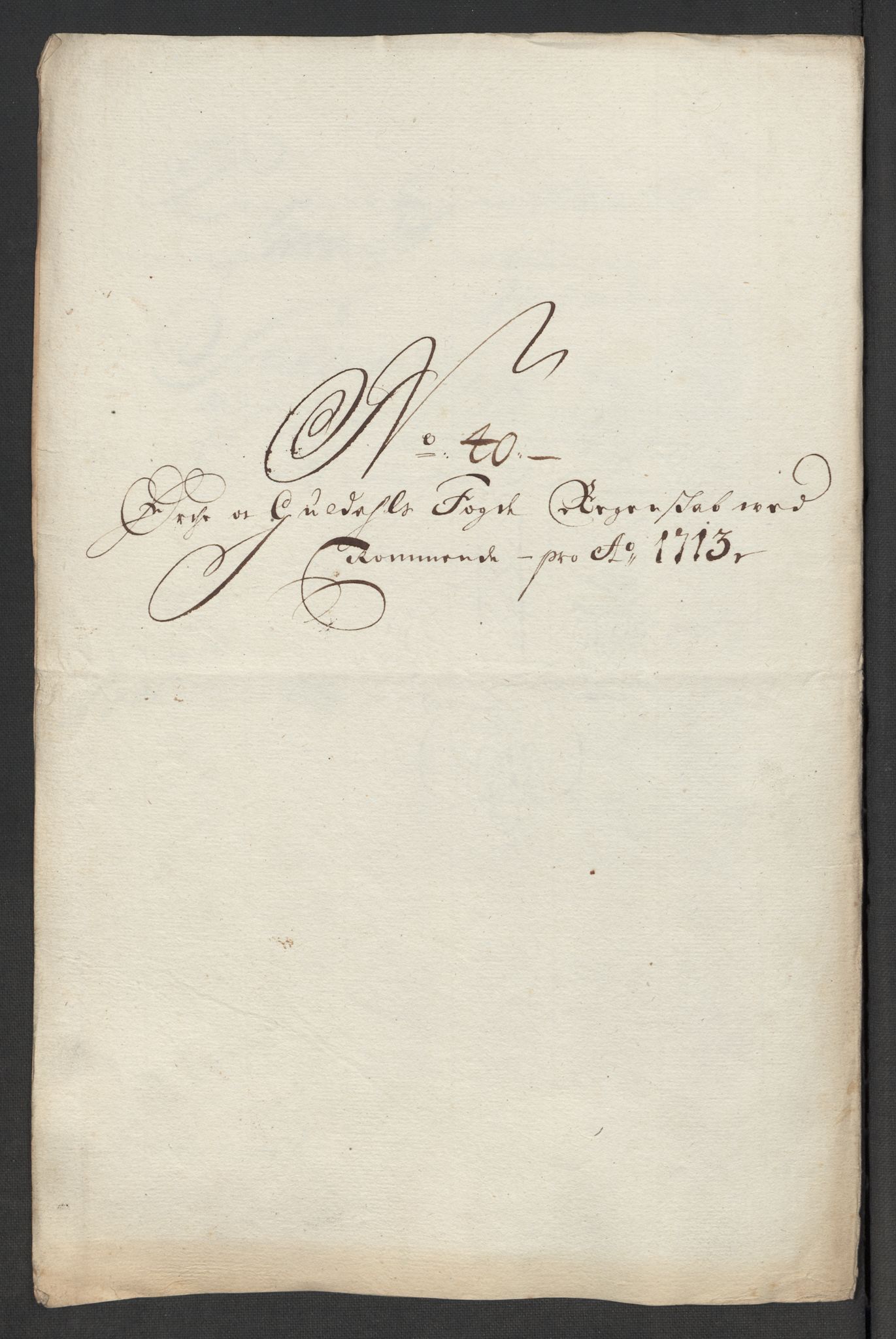 Rentekammeret inntil 1814, Reviderte regnskaper, Fogderegnskap, AV/RA-EA-4092/R60/L3964: Fogderegnskap Orkdal og Gauldal, 1713, p. 371