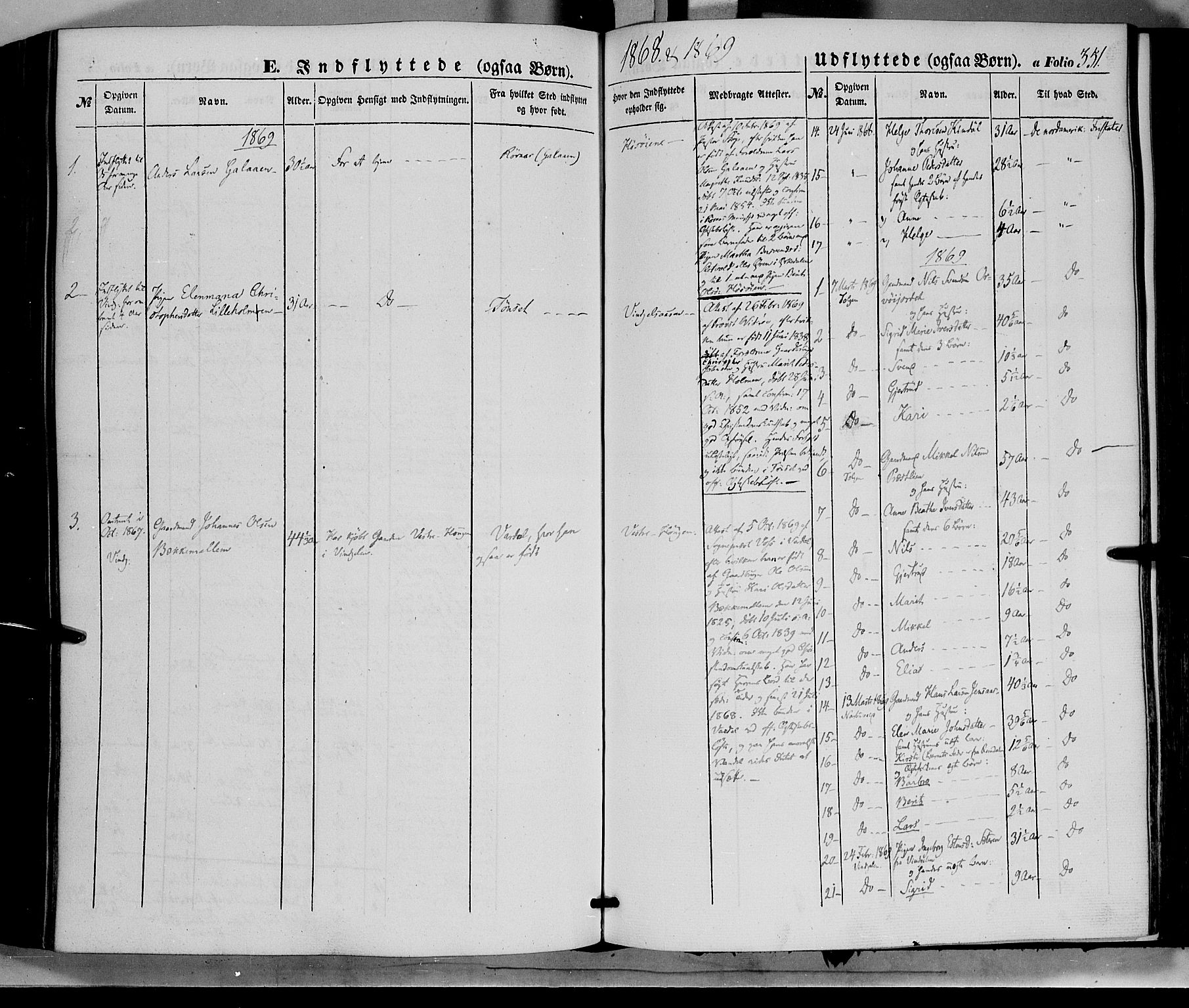 Tolga prestekontor, AV/SAH-PREST-062/K/L0006: Parish register (official) no. 6, 1852-1876, p. 351