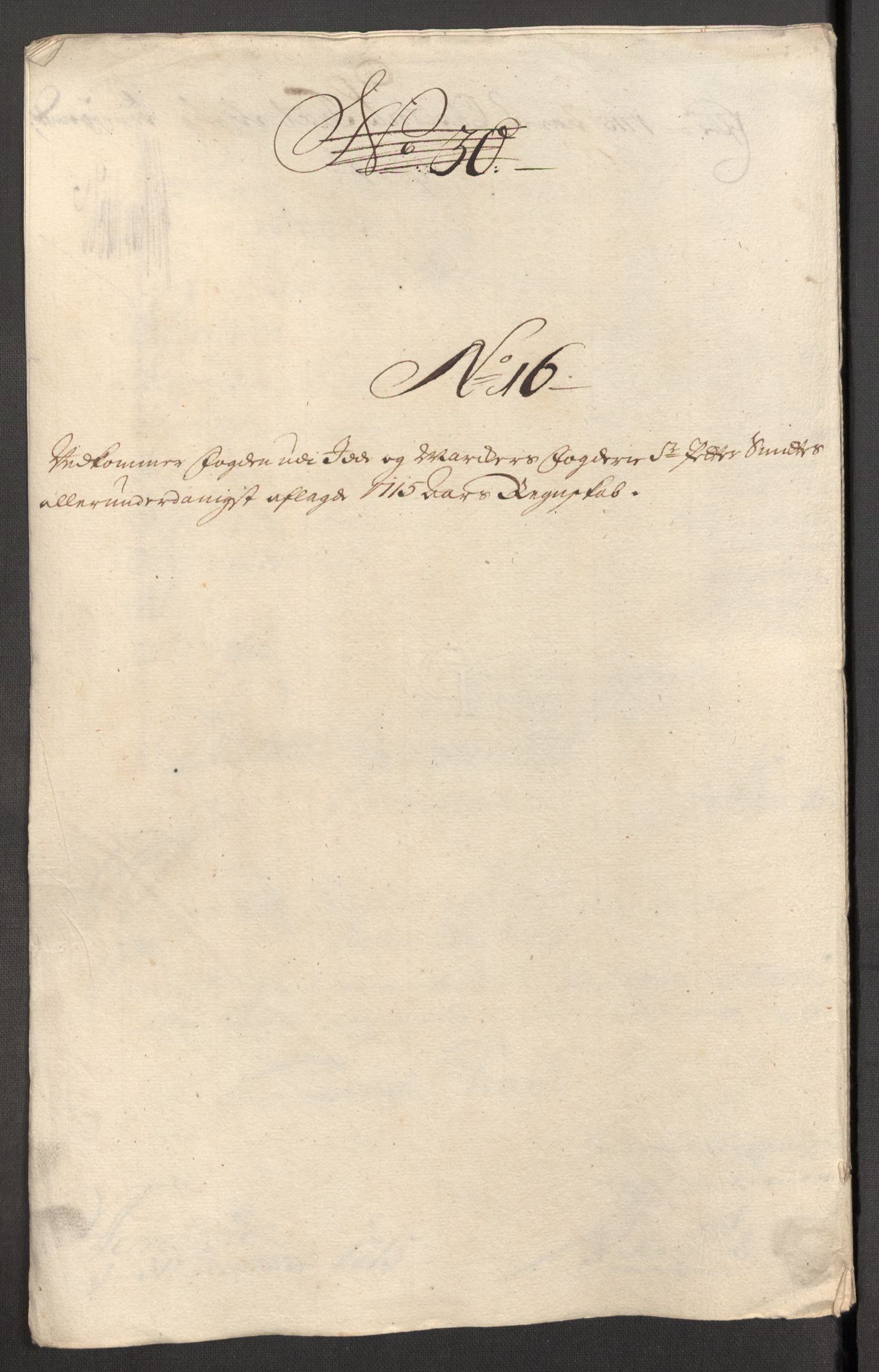 Rentekammeret inntil 1814, Reviderte regnskaper, Fogderegnskap, AV/RA-EA-4092/R01/L0023: Fogderegnskap Idd og Marker, 1715-1716, p. 163