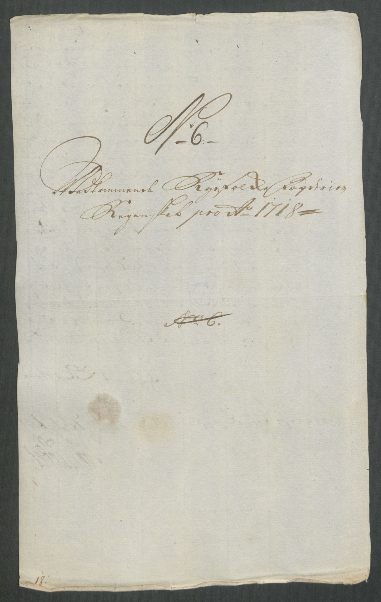 Rentekammeret inntil 1814, Reviderte regnskaper, Fogderegnskap, AV/RA-EA-4092/R47/L2871: Fogderegnskap Ryfylke, 1718, p. 88