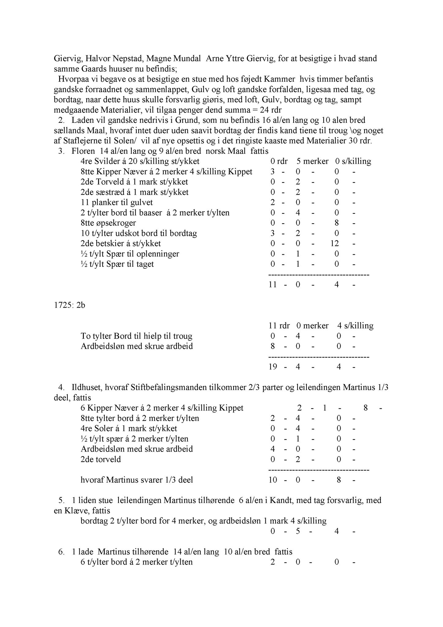 Samling av fulltekstavskrifter, SAB/FULLTEKST/A/12/0138: Nordhordland sorenskriveri, tingbok nr. A 36, 1725-1728