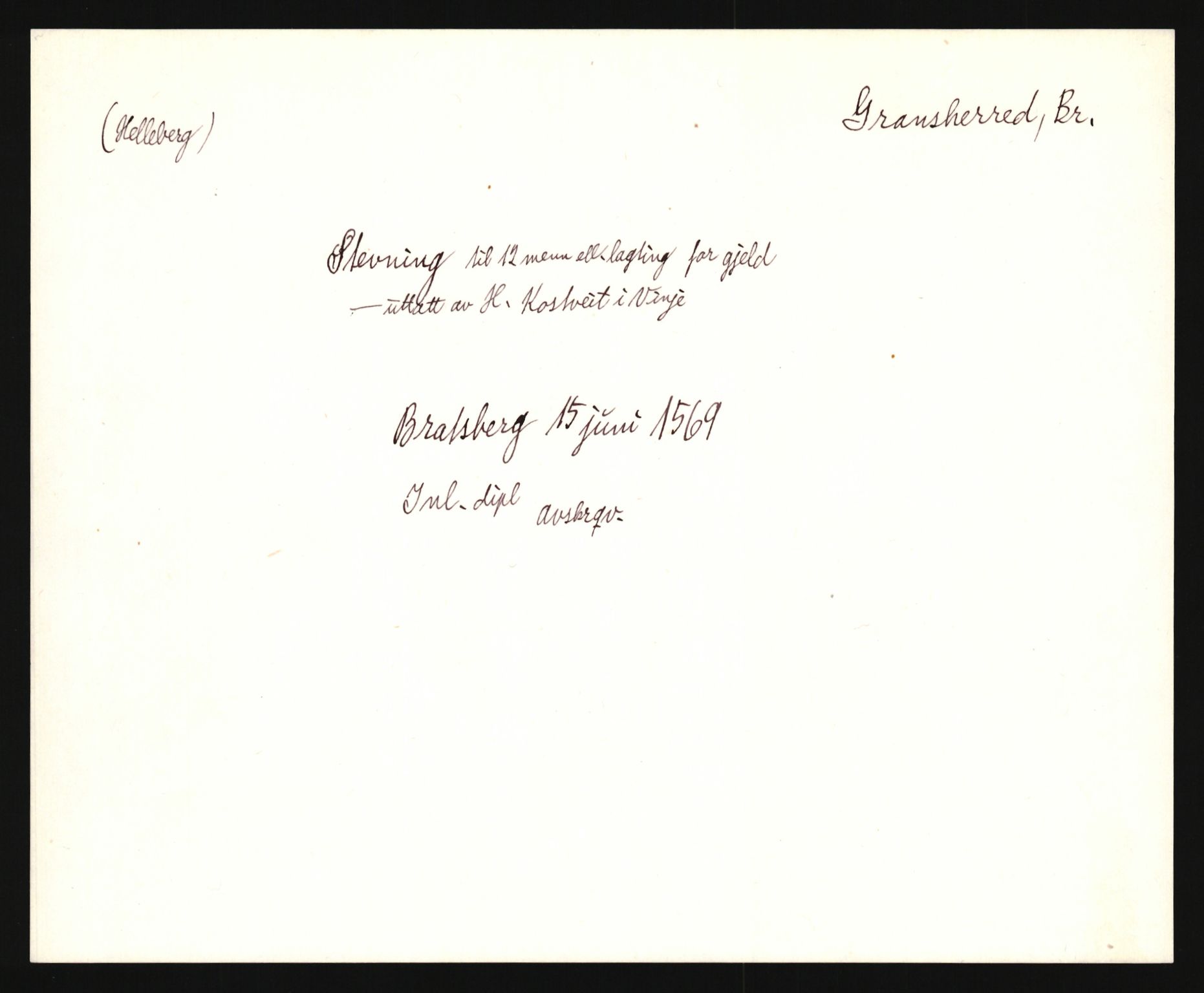 Riksarkivets diplomsamling, AV/RA-EA-5965/F35/F35e/L0021: Registreringssedler Telemark 2, 1400-1700, p. 365