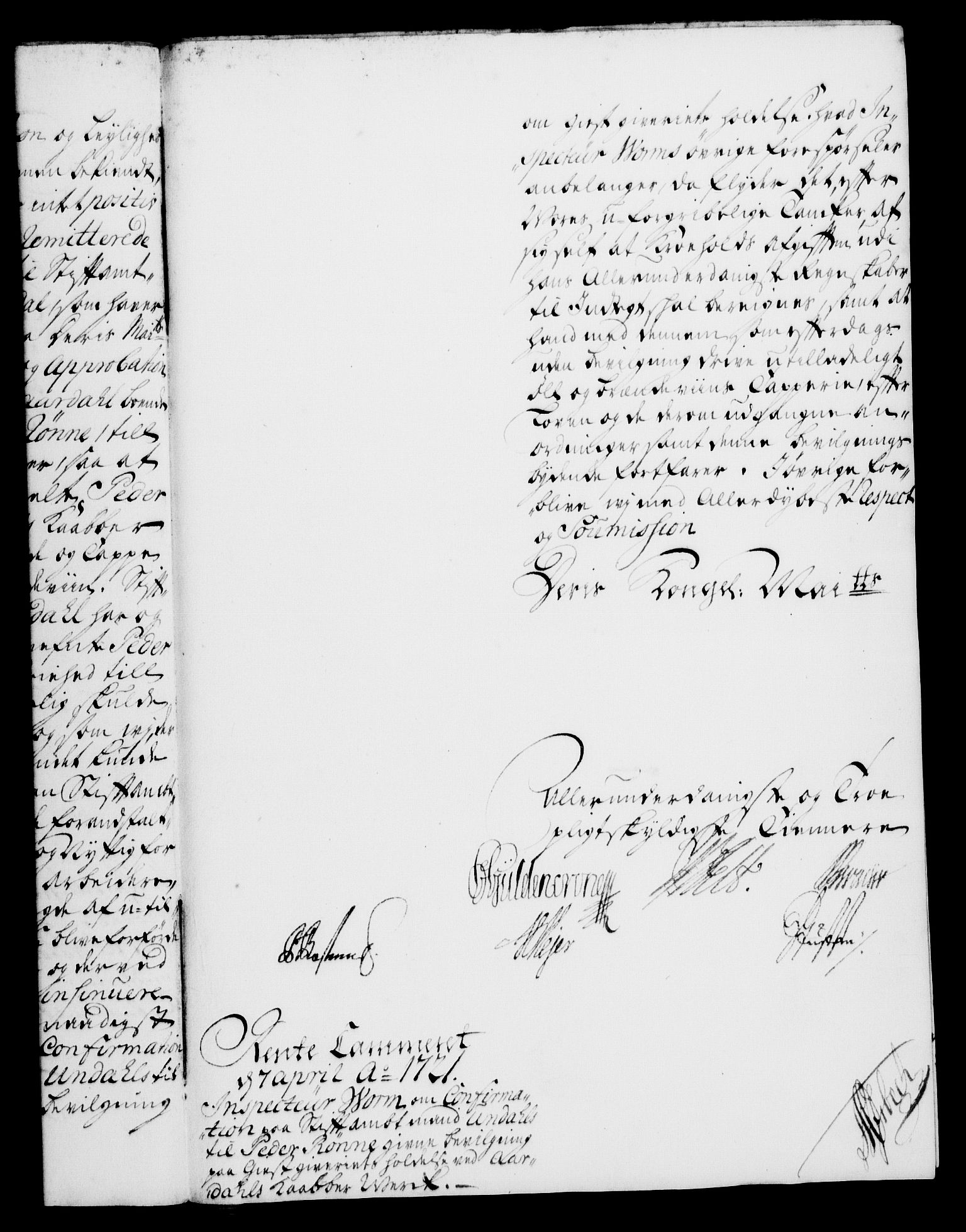 Rentekammeret, Kammerkanselliet, RA/EA-3111/G/Gf/Gfa/L0004: Norsk relasjons- og resolusjonsprotokoll (merket RK 52.4), 1721, p. 654