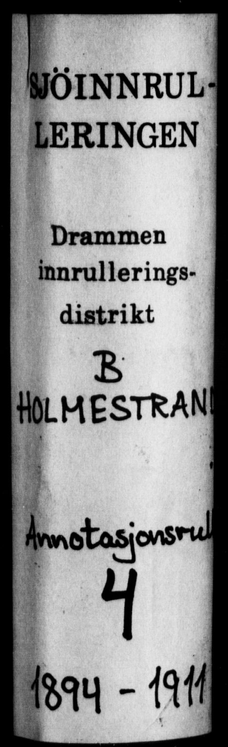 Holmestrand innrulleringskontor, SAKO/A-1151/F/Fb/L0004: Annotasjonsrulle, 1894-1911, p. 1