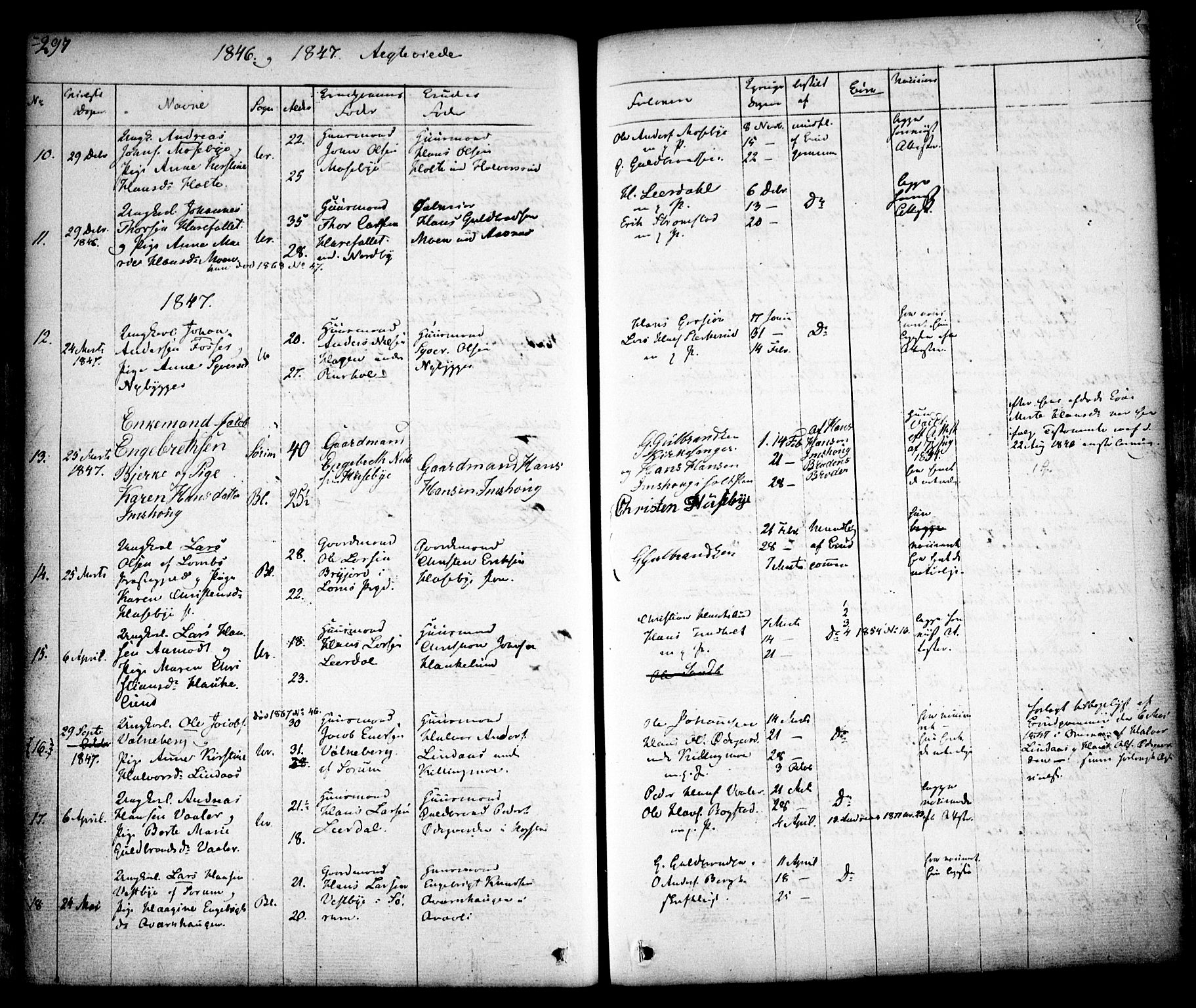 Aurskog prestekontor Kirkebøker, SAO/A-10304a/F/Fa/L0006: Parish register (official) no. I 6, 1829-1853, p. 297
