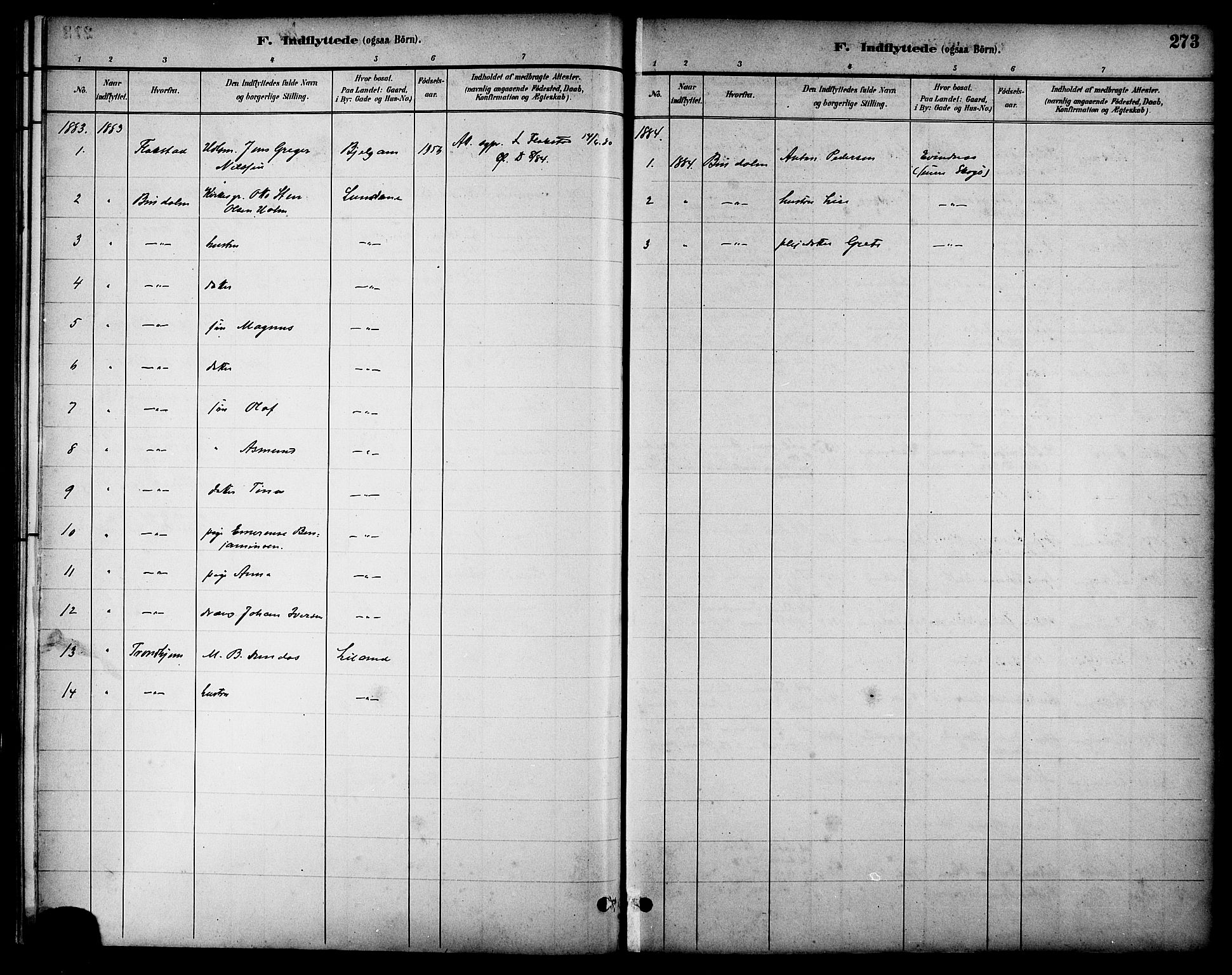 Ministerialprotokoller, klokkerbøker og fødselsregistre - Nordland, SAT/A-1459/863/L0898: Parish register (official) no. 863A10, 1886-1897, p. 273