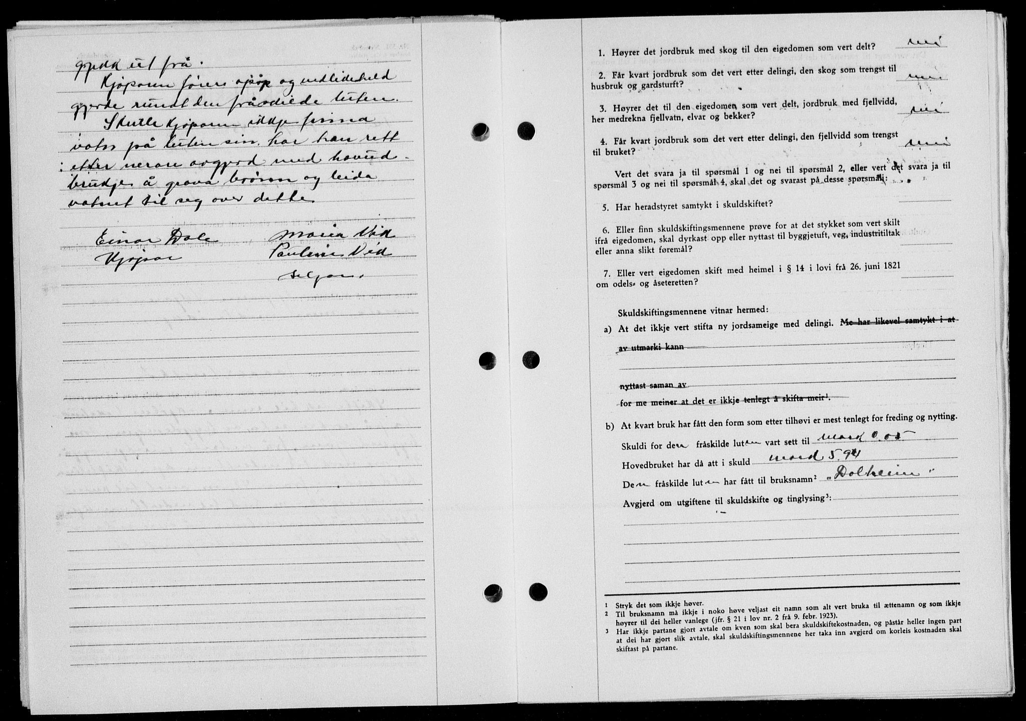 Ryfylke tingrett, SAST/A-100055/001/II/IIB/L0104: Mortgage book no. 83, 1948-1949, Diary no: : 1890/1948