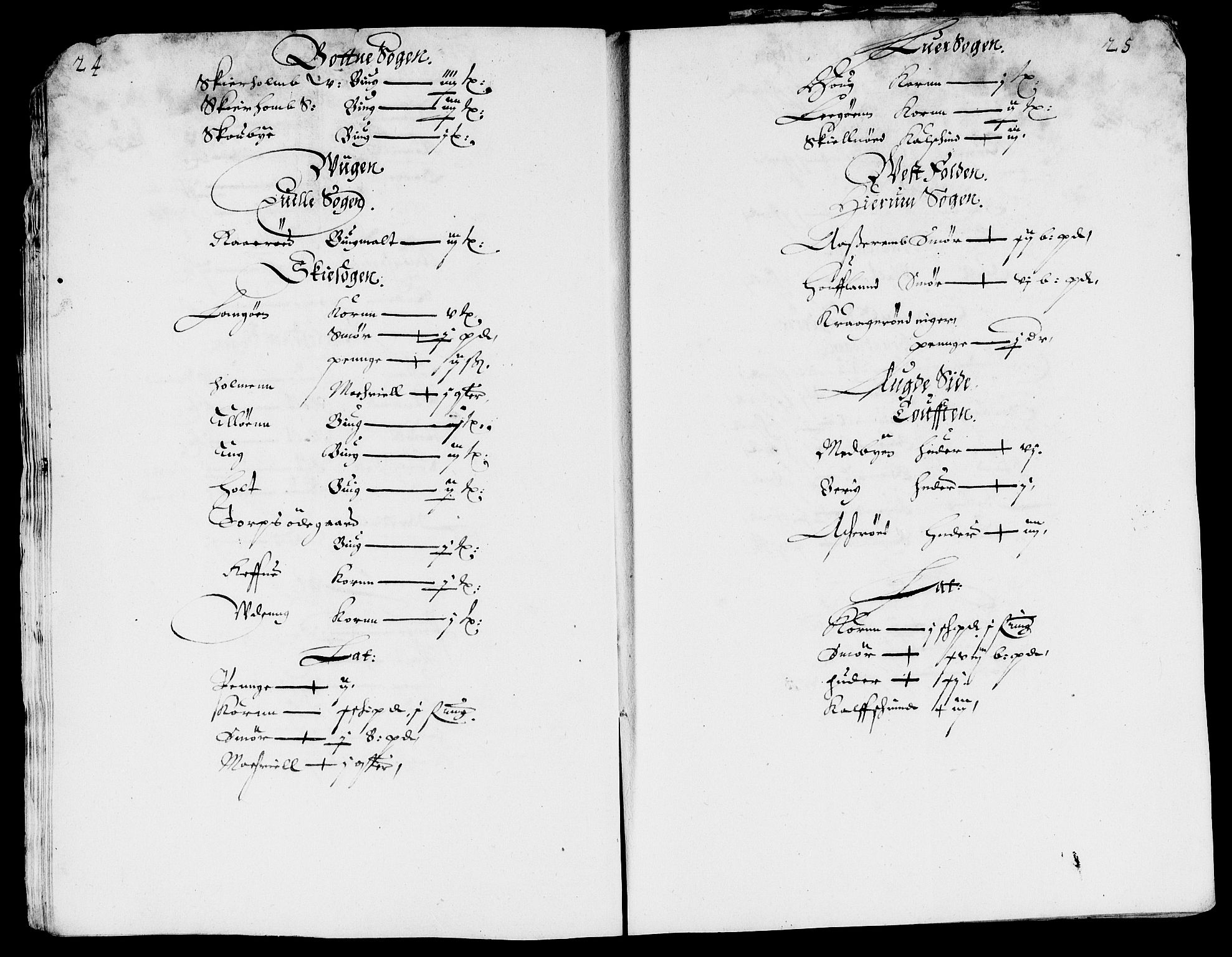 Rentekammeret inntil 1814, Reviderte regnskaper, Lensregnskaper, AV/RA-EA-5023/R/Rb/Rbg/L0006: Verne kloster len, 1641-1644