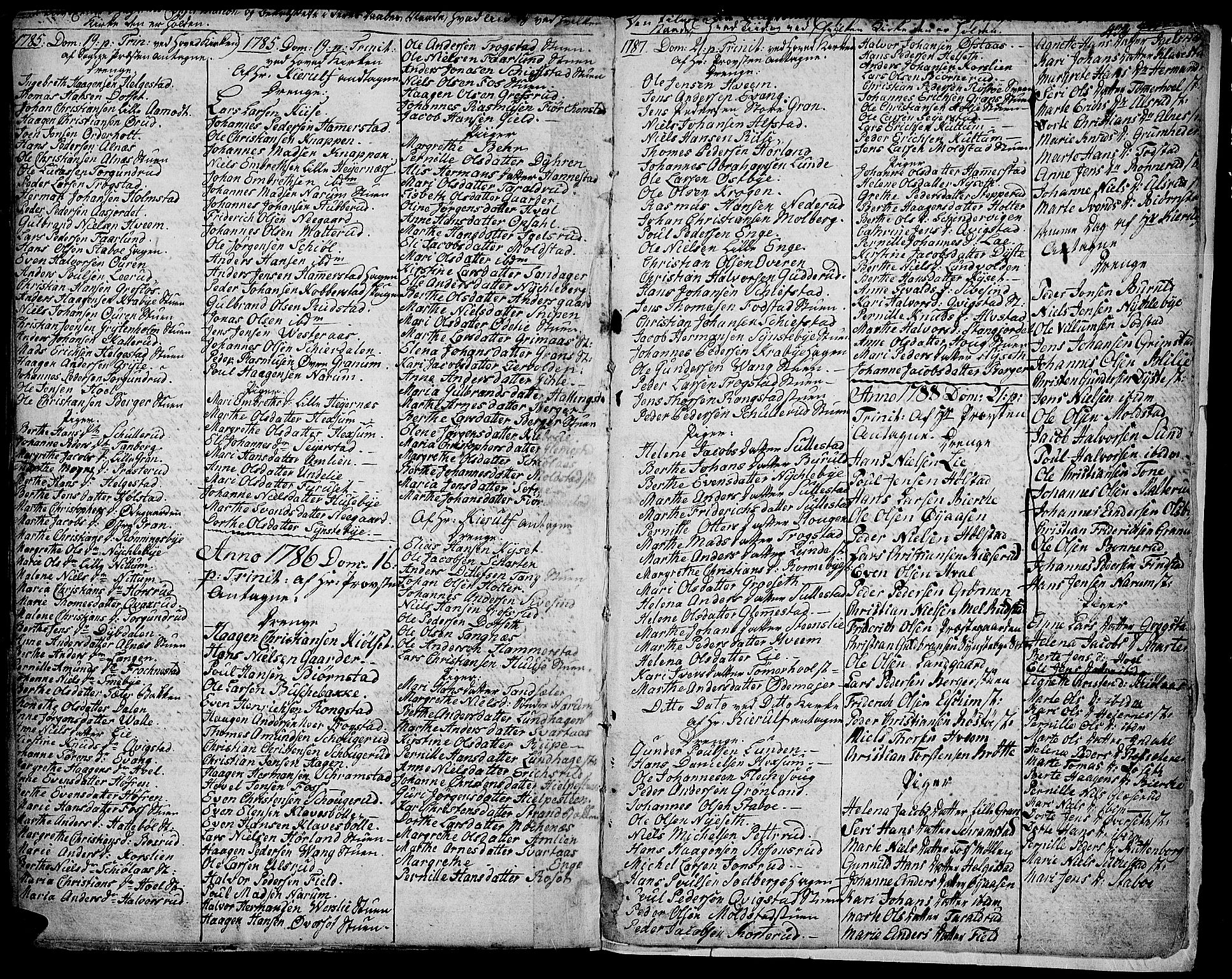 Toten prestekontor, SAH/PREST-102/H/Ha/Haa/L0006: Parish register (official) no. 6, 1773-1793, p. 432