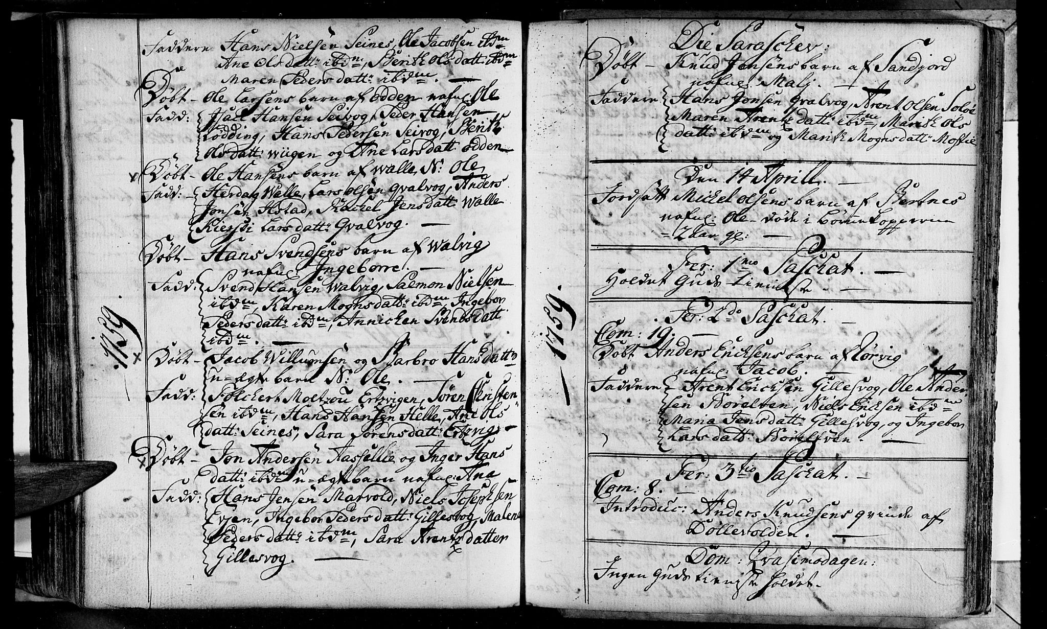 Ministerialprotokoller, klokkerbøker og fødselsregistre - Nordland, AV/SAT-A-1459/801/L0002: Parish register (official) no. 801A02, 1744-1761