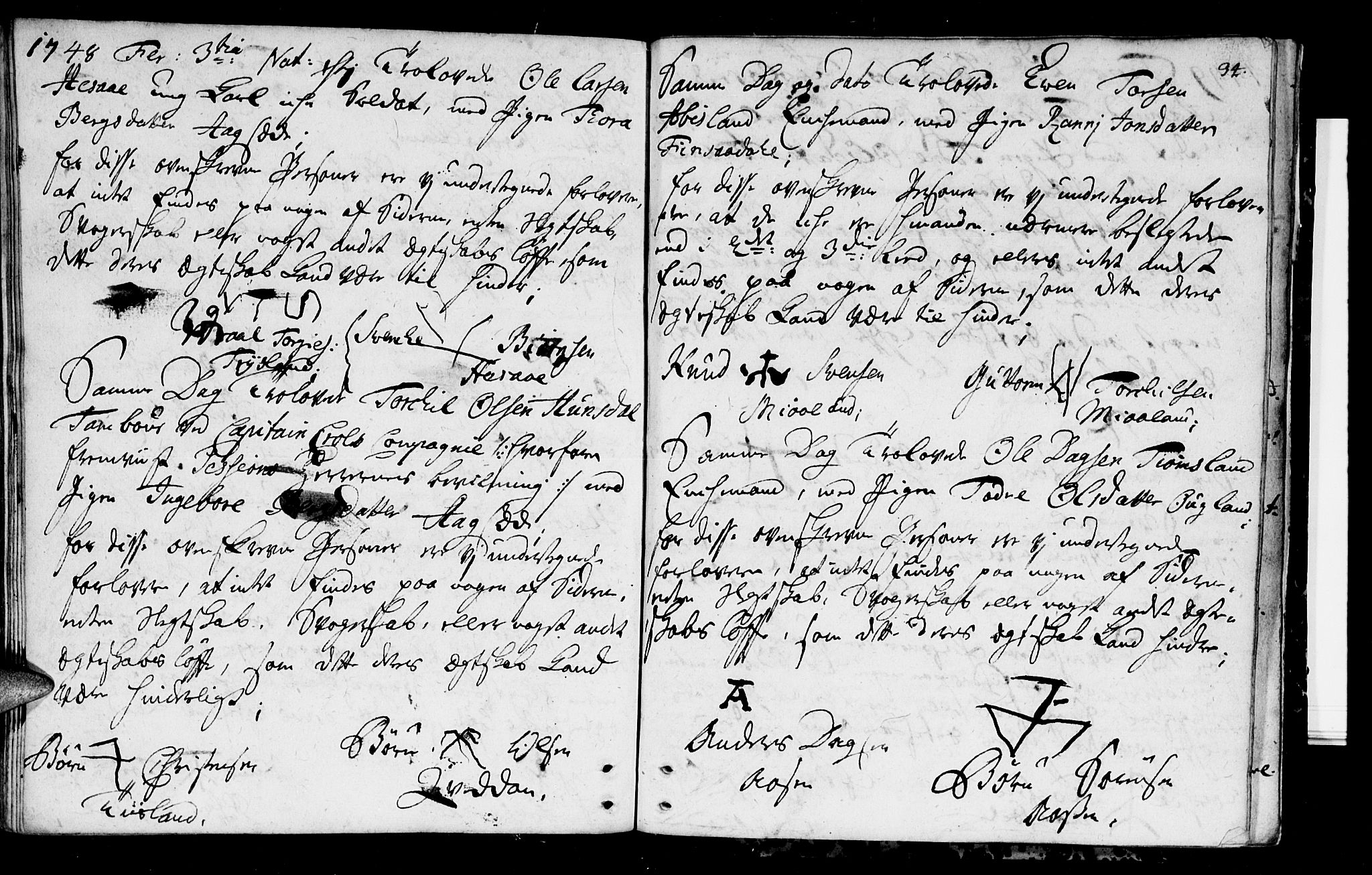 Holum sokneprestkontor, AV/SAK-1111-0022/F/Fa/Fab/L0001: Parish register (official) no. A 1, 1720-1752, p. 34